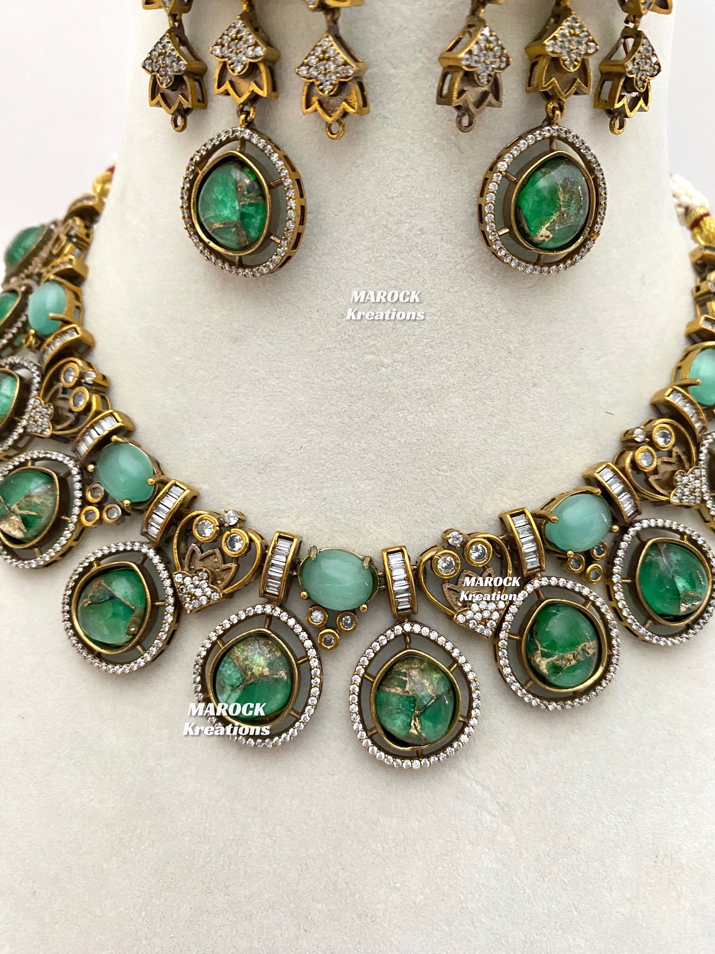 Siena Sabyasachi inspired Premium Quality Moissanite Kundan Necklace set