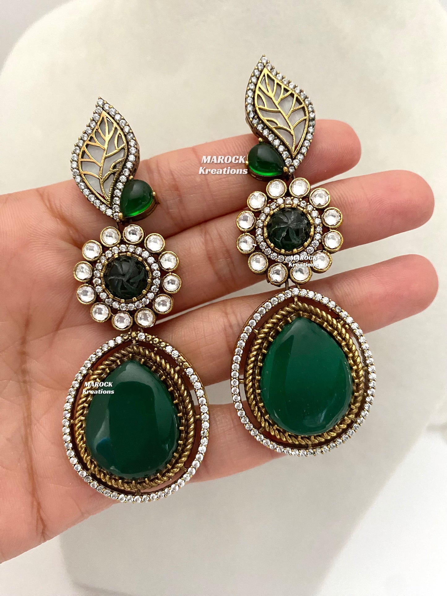Angela Sabyasachi inspired Premium Quality Moissanite Kundan Necklace set