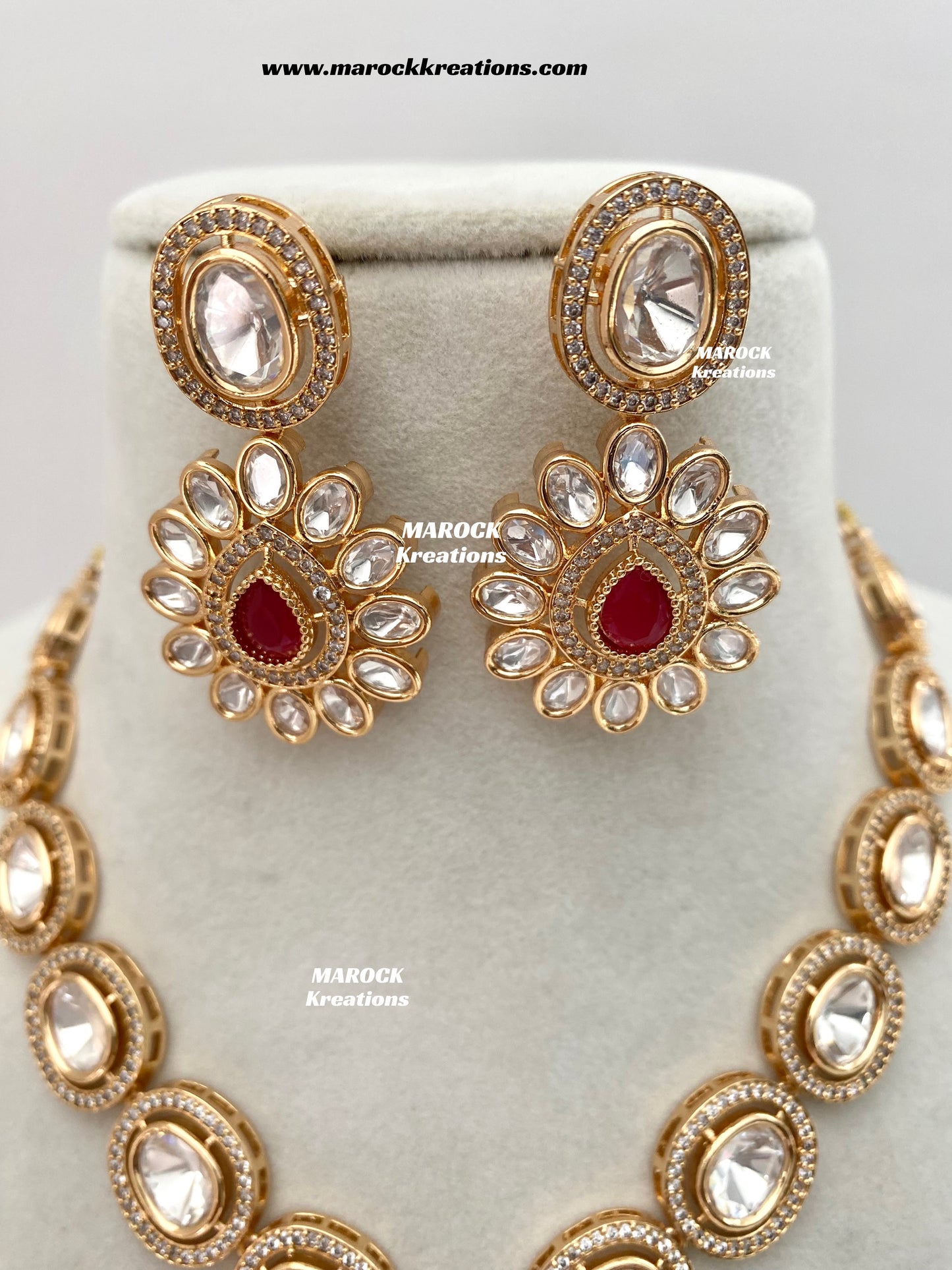 Mariam Tyani inspired Premium Quality Kundan Necklace set