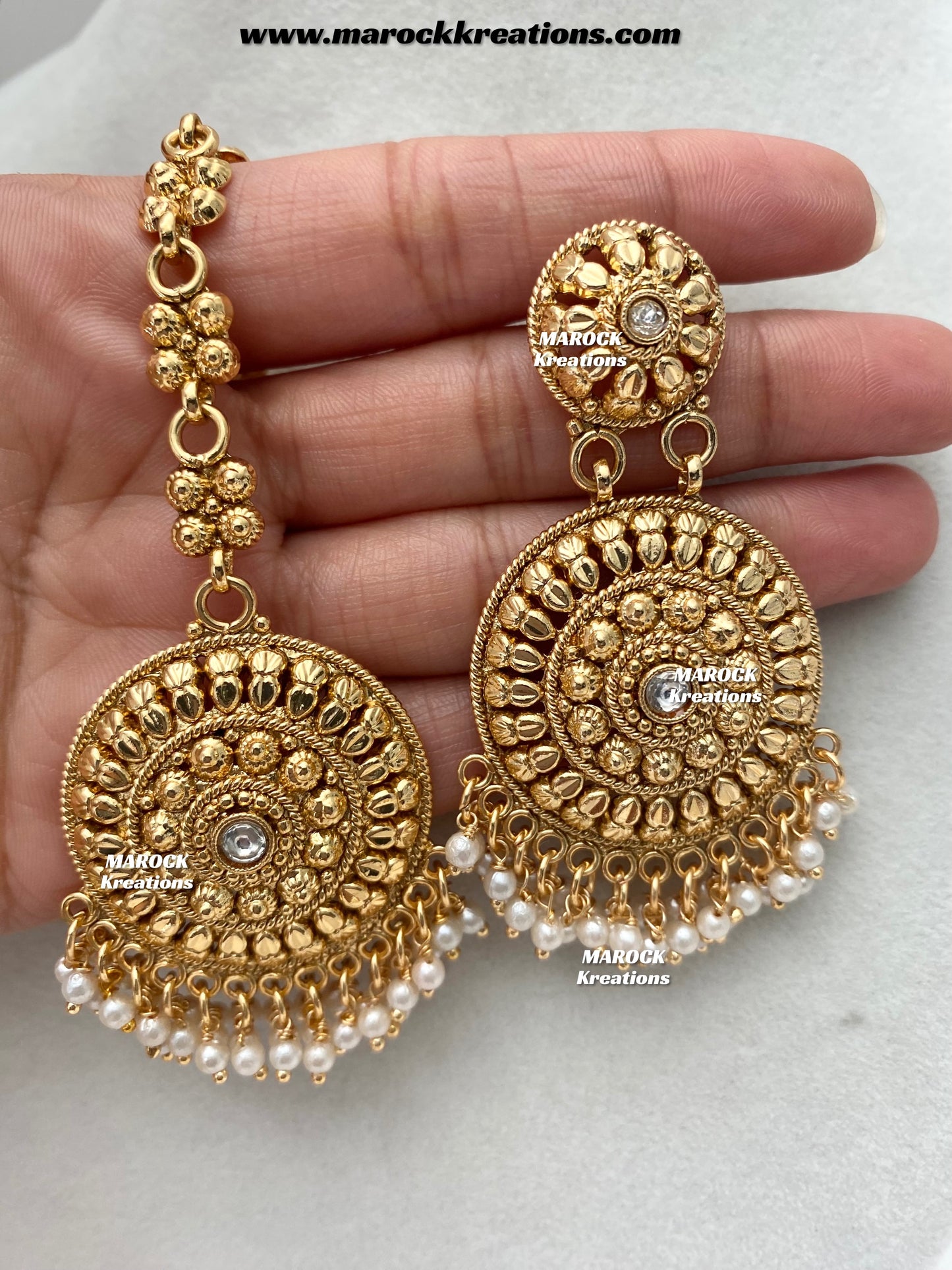 Roxana Premium Quality Gold Plated necklace set