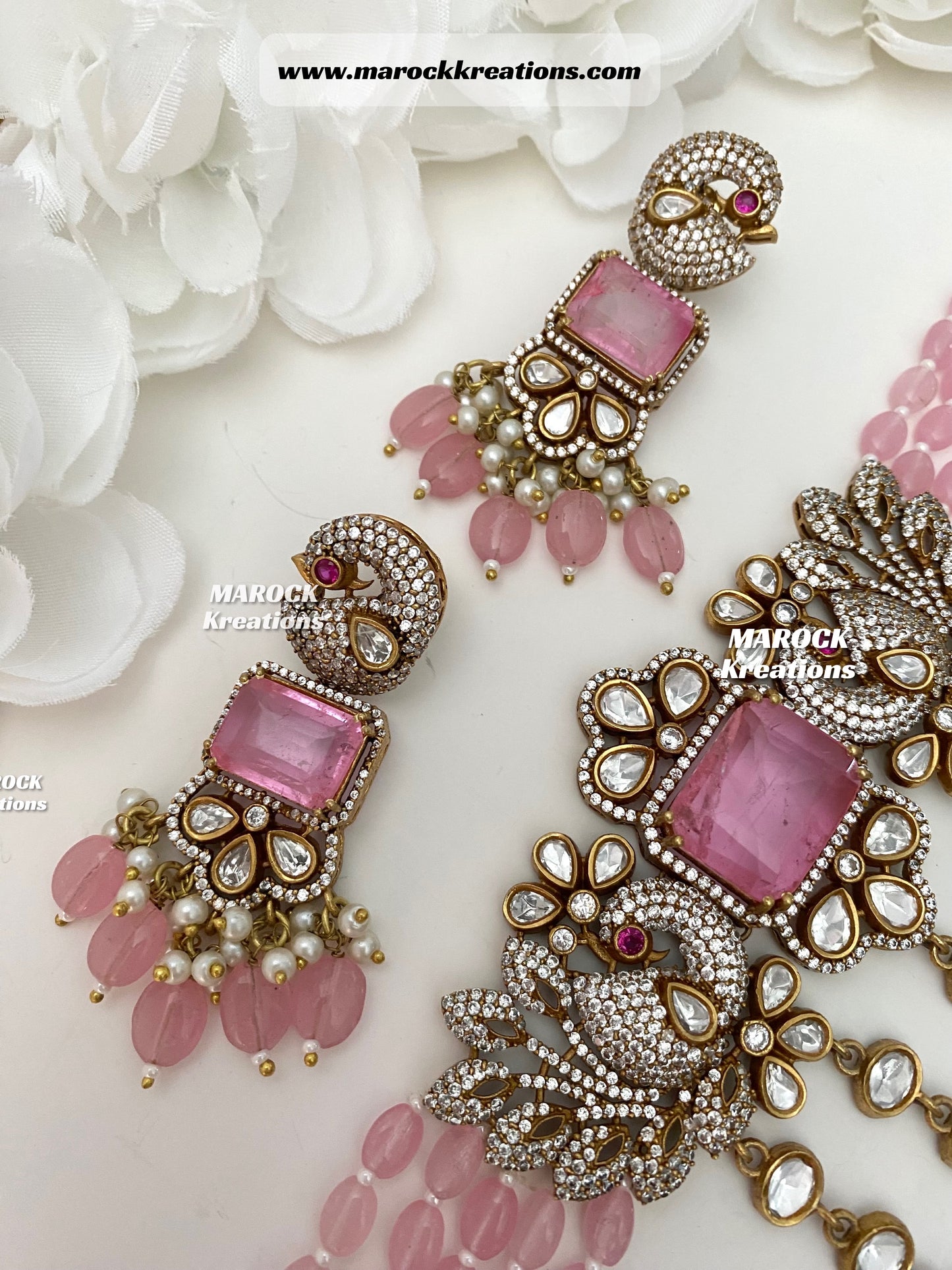 Premium Quality Tyani inspired Kundan gold plated statement choker set