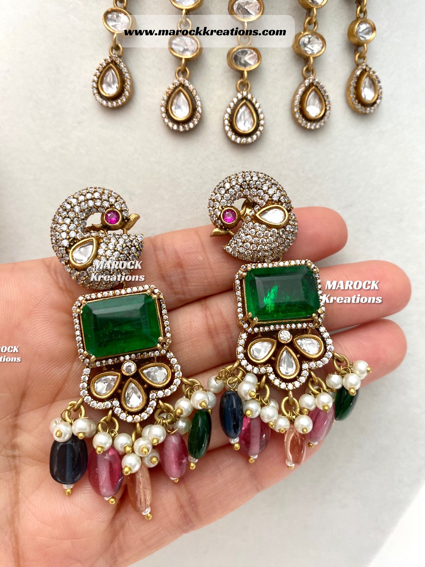 Premium Quality Tyani inspired Kundan gold plated statement choker set