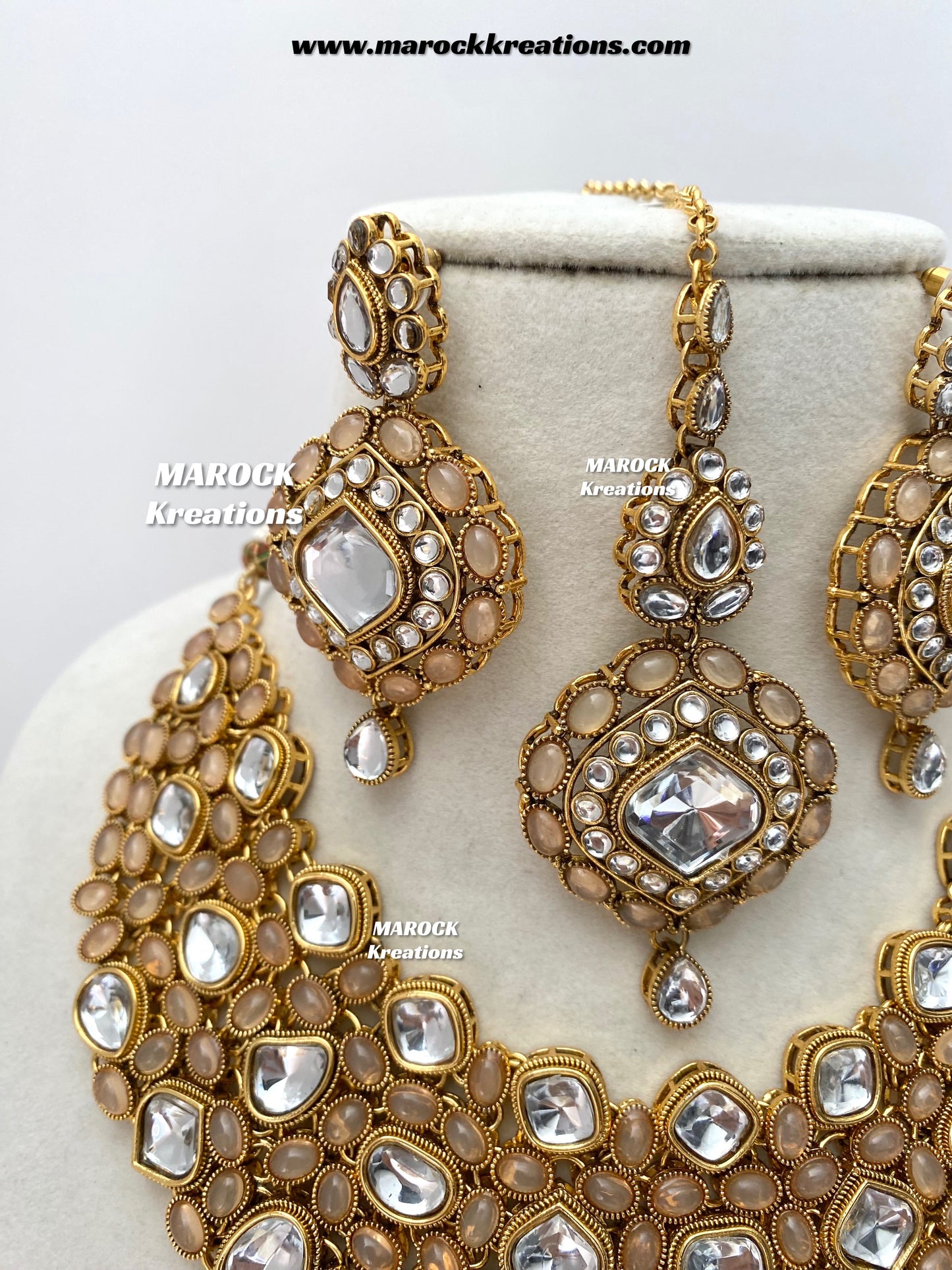 Roksana Sabyasachi inspired Premium Quality Kundan Statement Necklace set