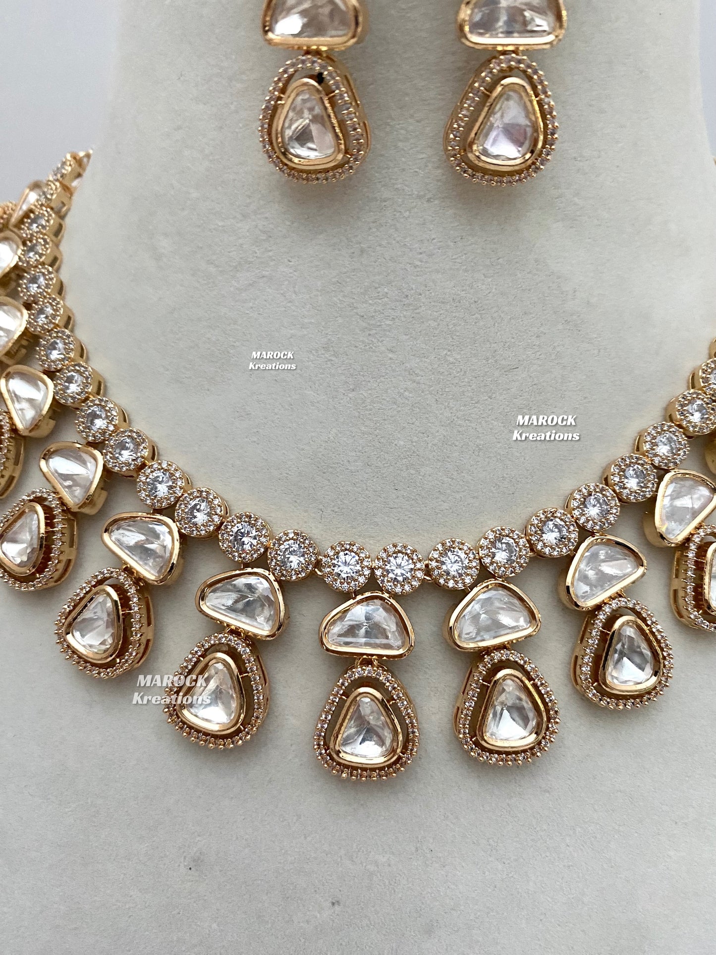 Yamini Premium Quality Tyani inspired exclusive Kundan Necklace set