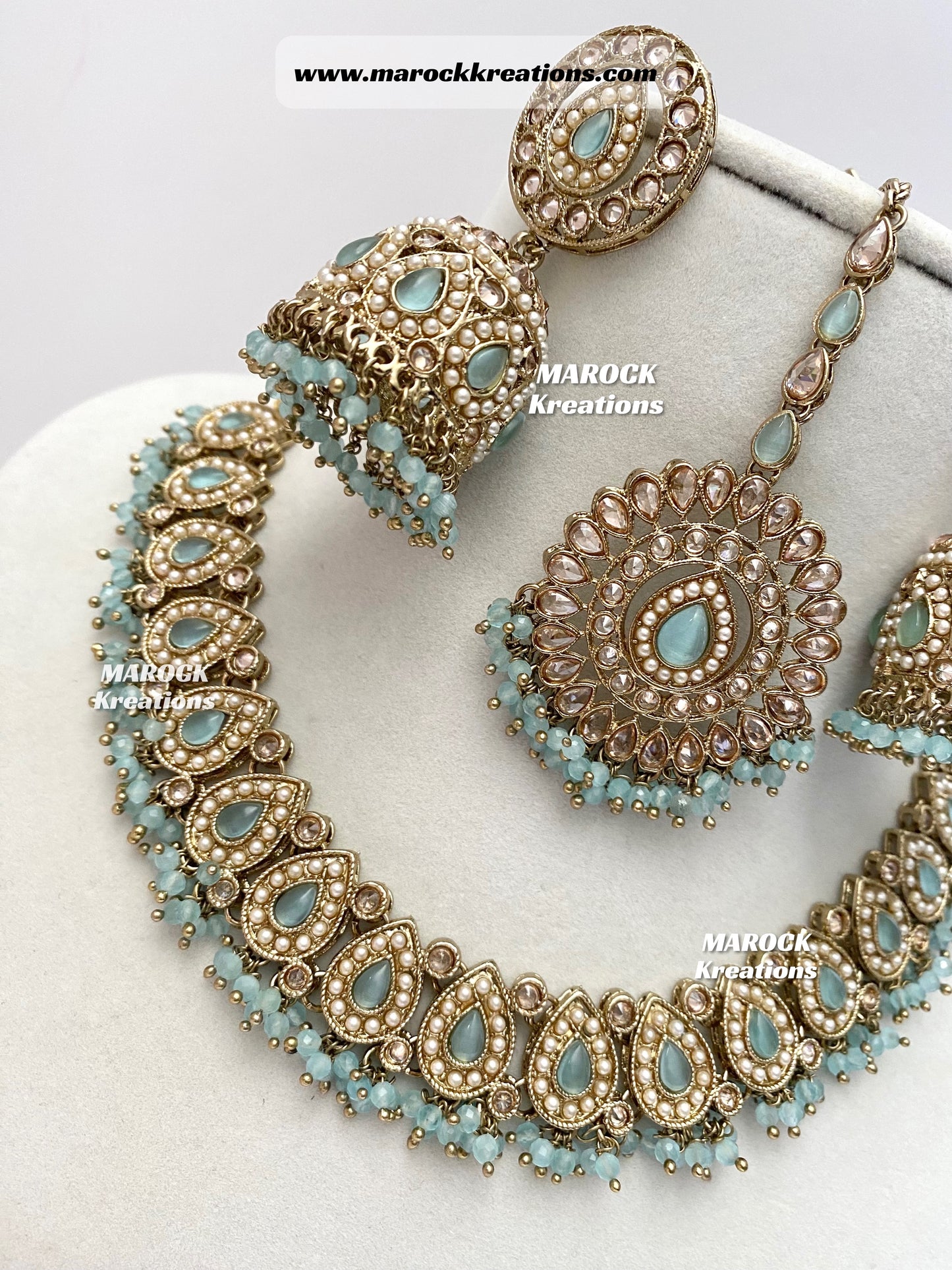 Tina Antique Polki Necklace set