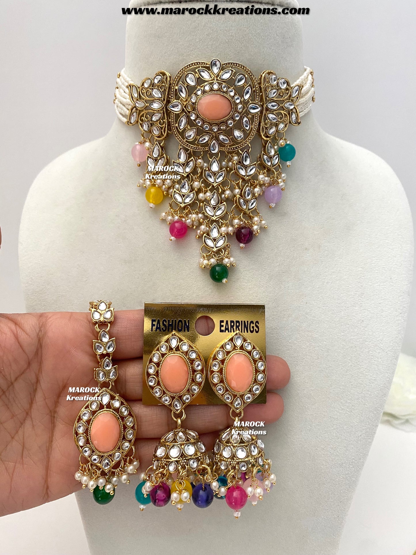 Yasreen Kundan Choker set
