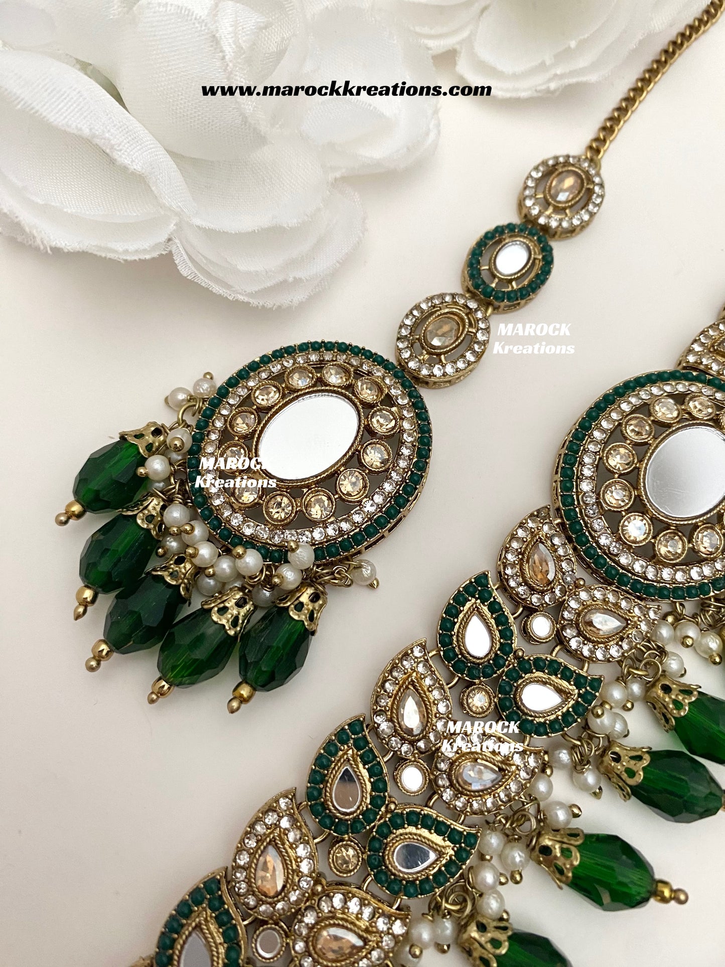 Resmin Premium Quality Mirror Choker set