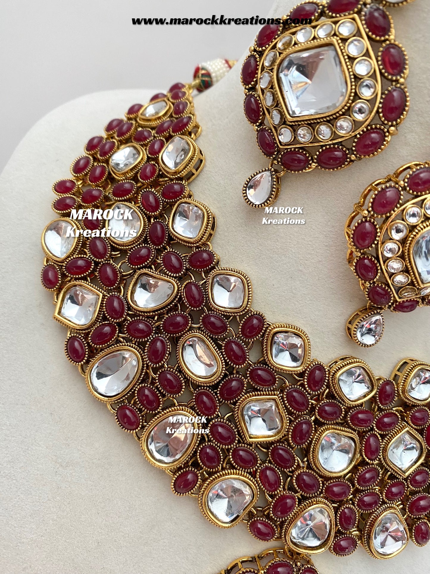 Roksana Sabyasachi inspired Premium Quality Kundan Statement Necklace set