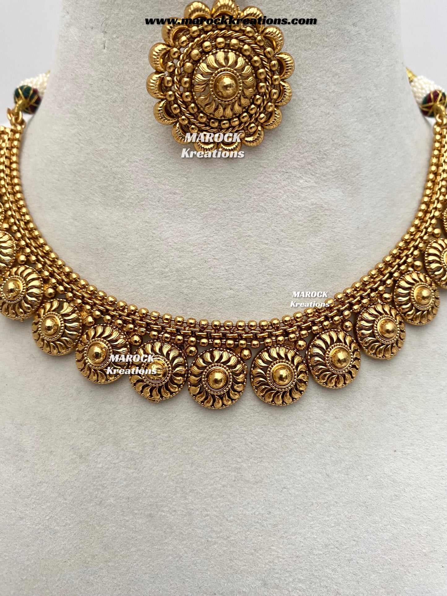 Premium Quality Gold plated necklace set