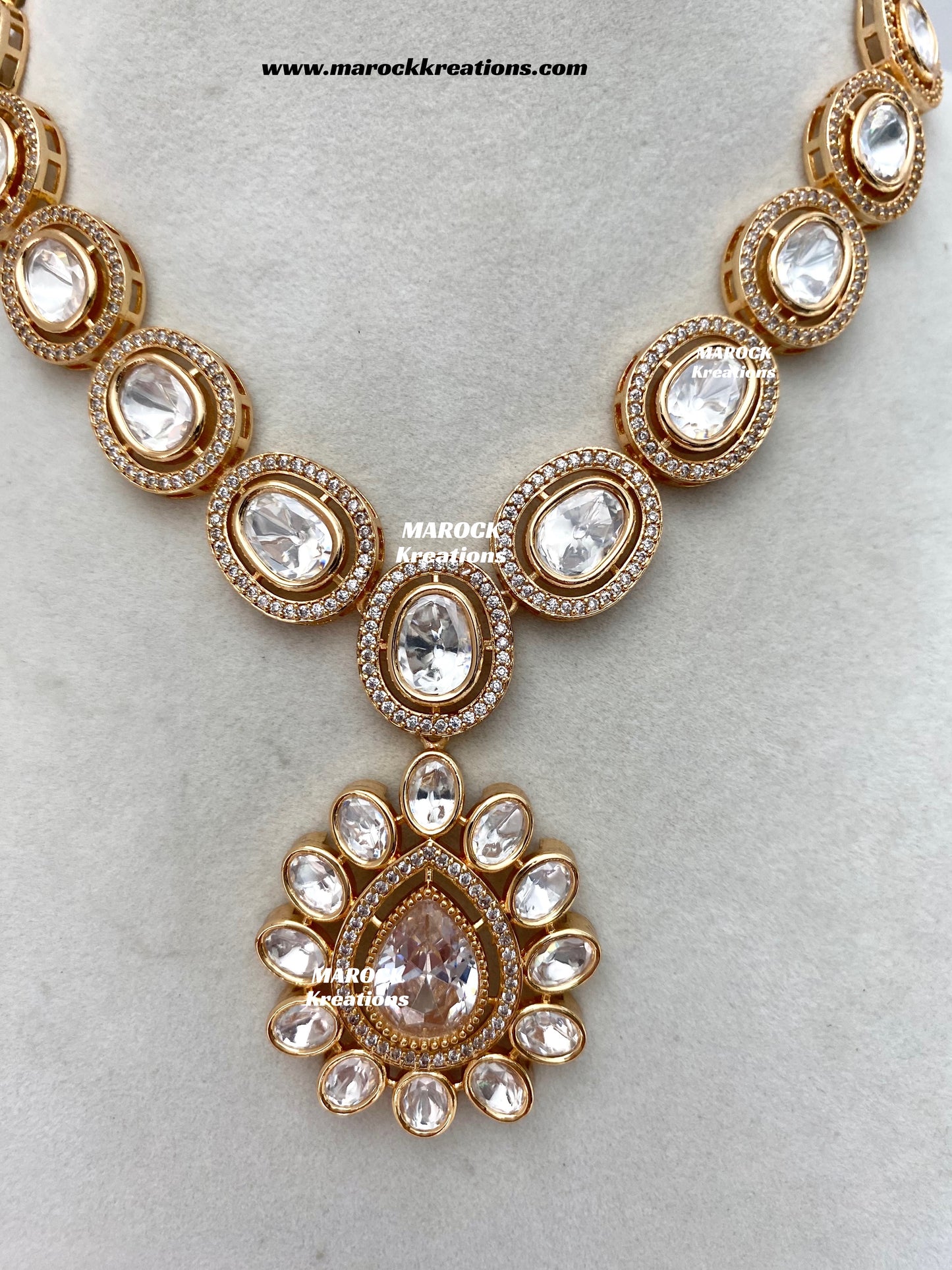 Mariam Tyani inspired Premium Quality Kundan Necklace set