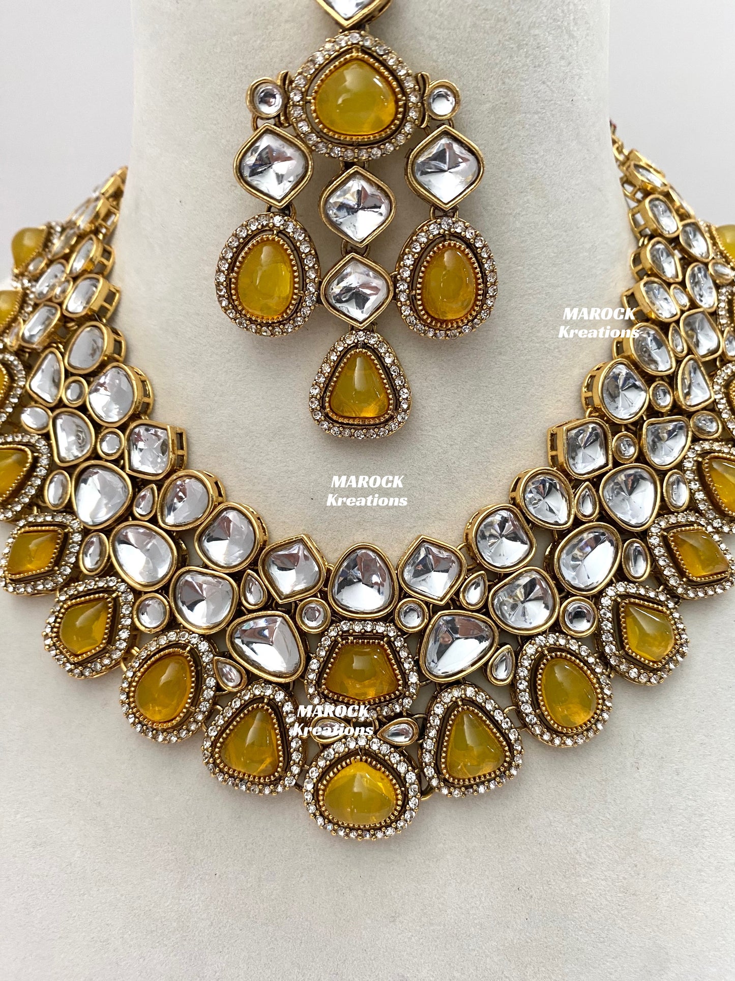 Patriza Sabyasachi inspired Premium Quality Kundan Statement Necklace set