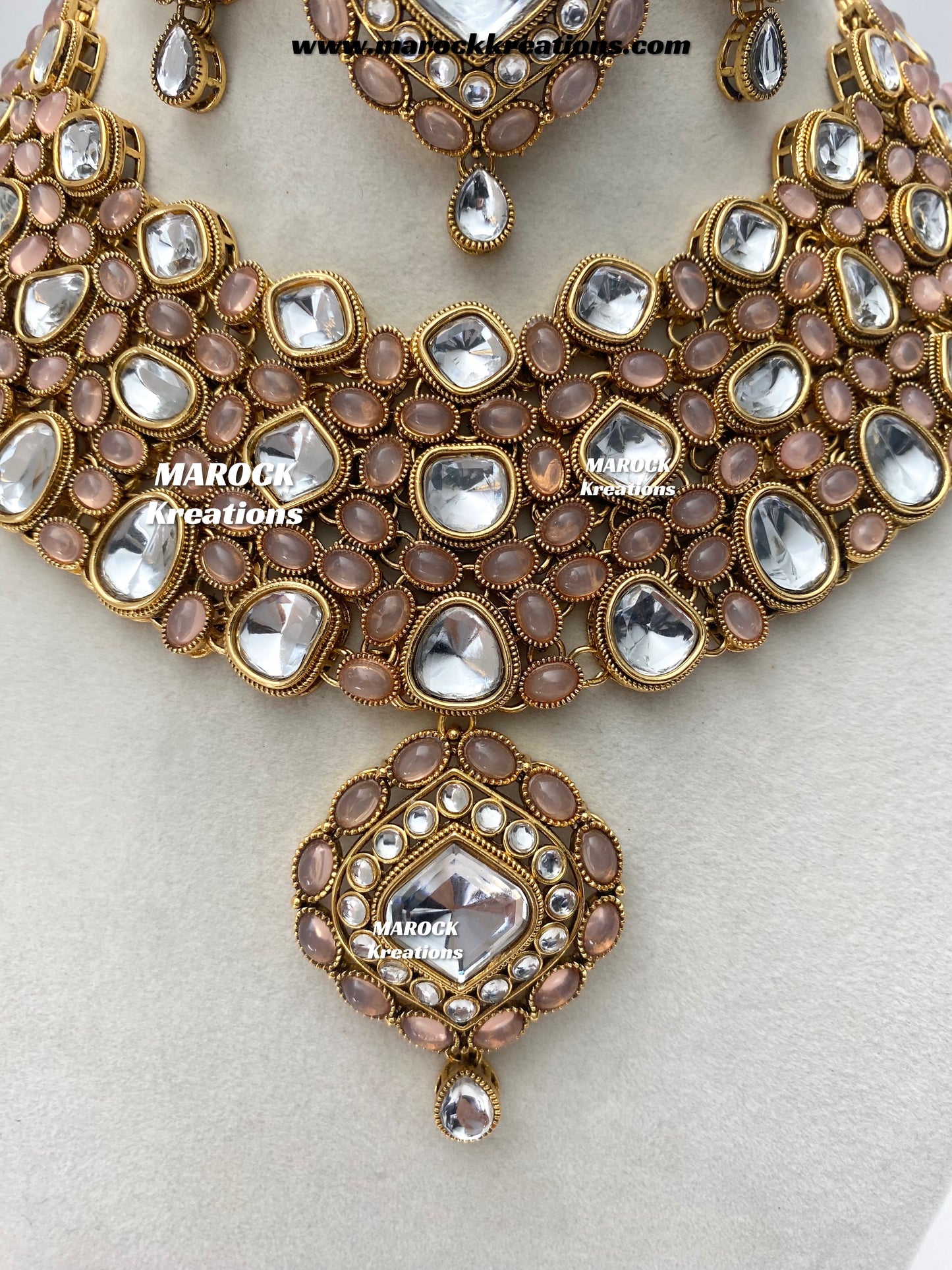 Roksana Sabyasachi inspired Premium Quality Kundan Statement Necklace set