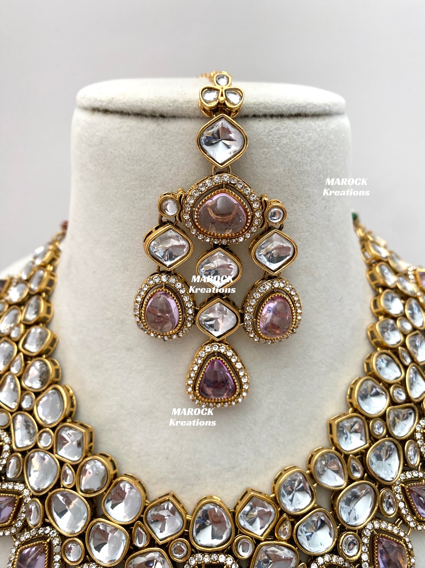 Patriza Sabyasachi inspired Premium Quality Kundan Statement Necklace set
