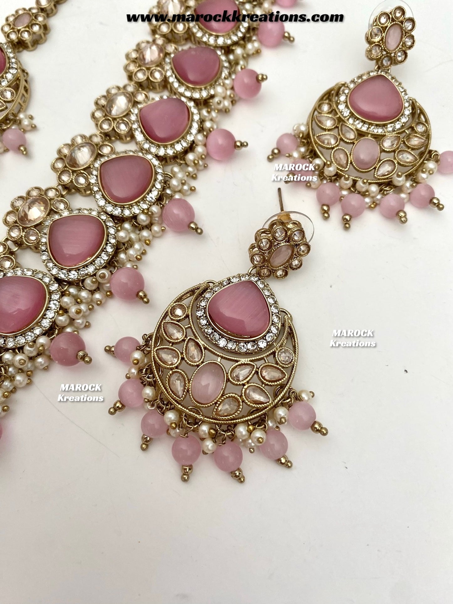 Kinjal Premium Quality Polki and Monalisa Statement Choker set