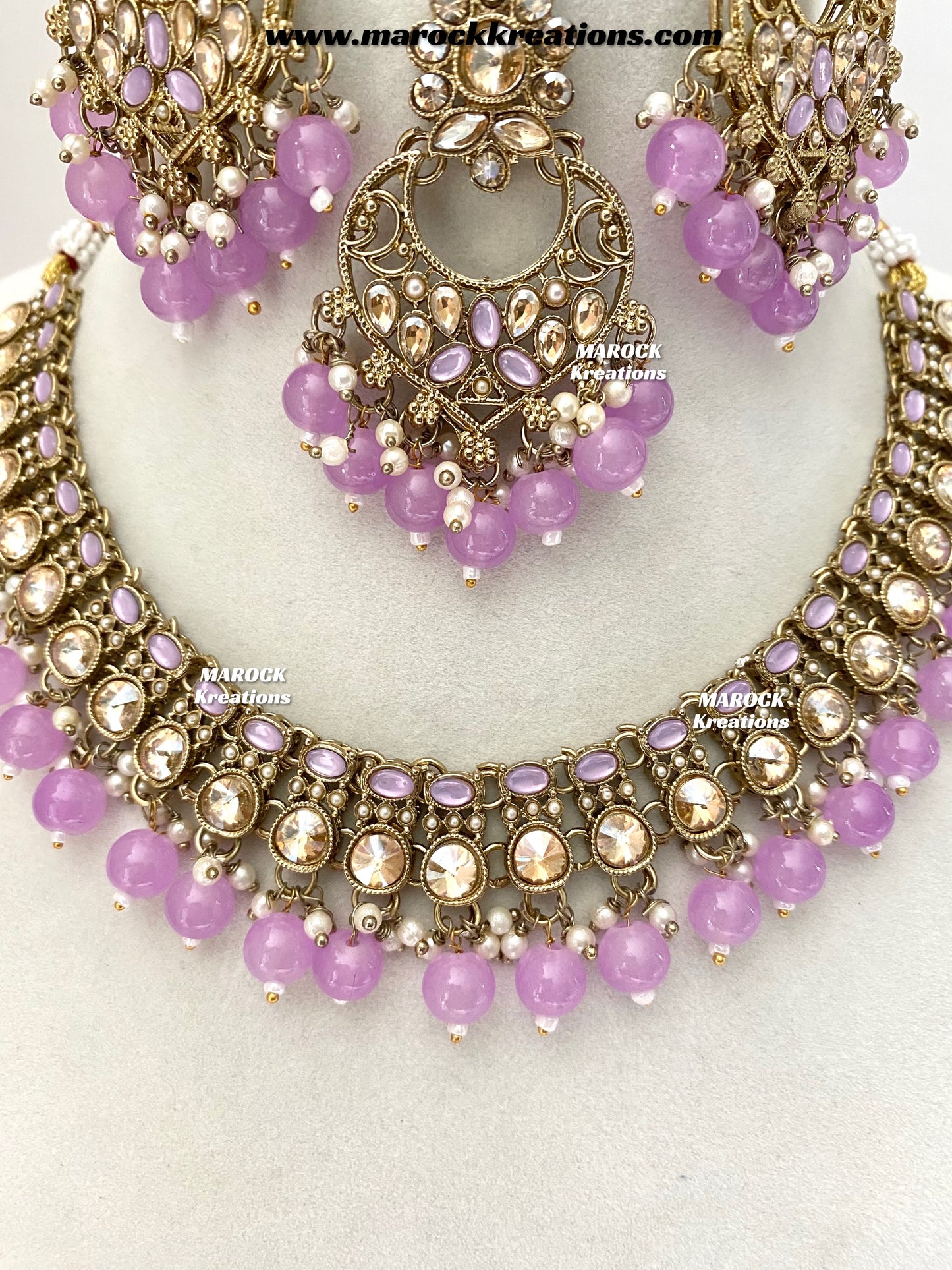 Shefa Polki Necklace set