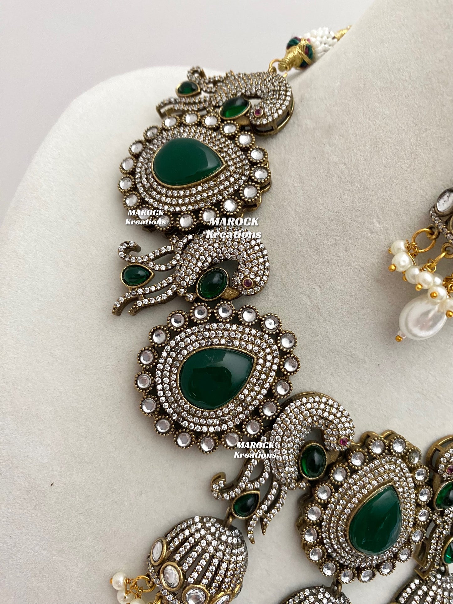 Stella Sabyasachi inspired Premium Quality Victorian Kundan Statement Necklace set