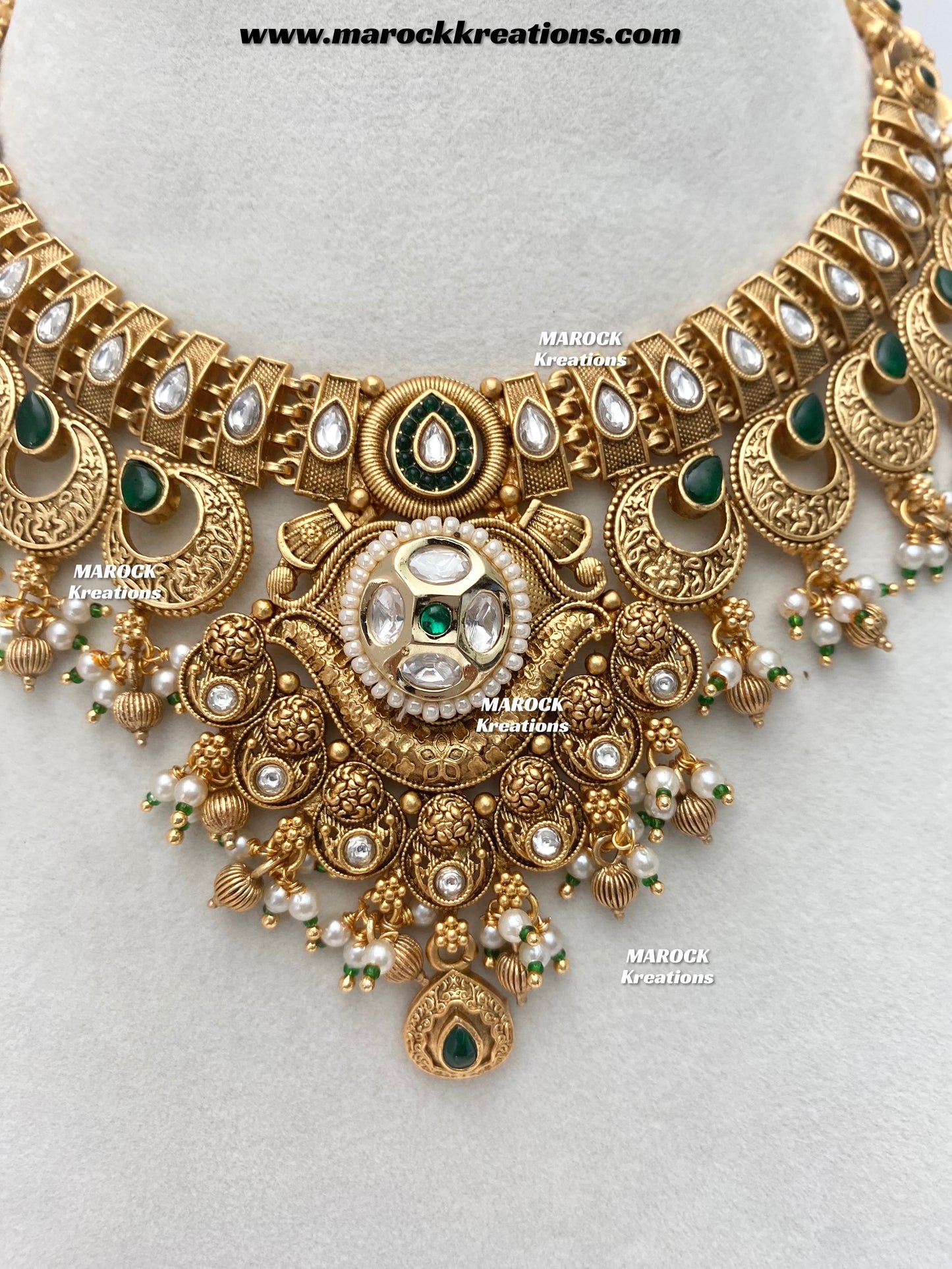 Swapna Gold Plated Necklace set
