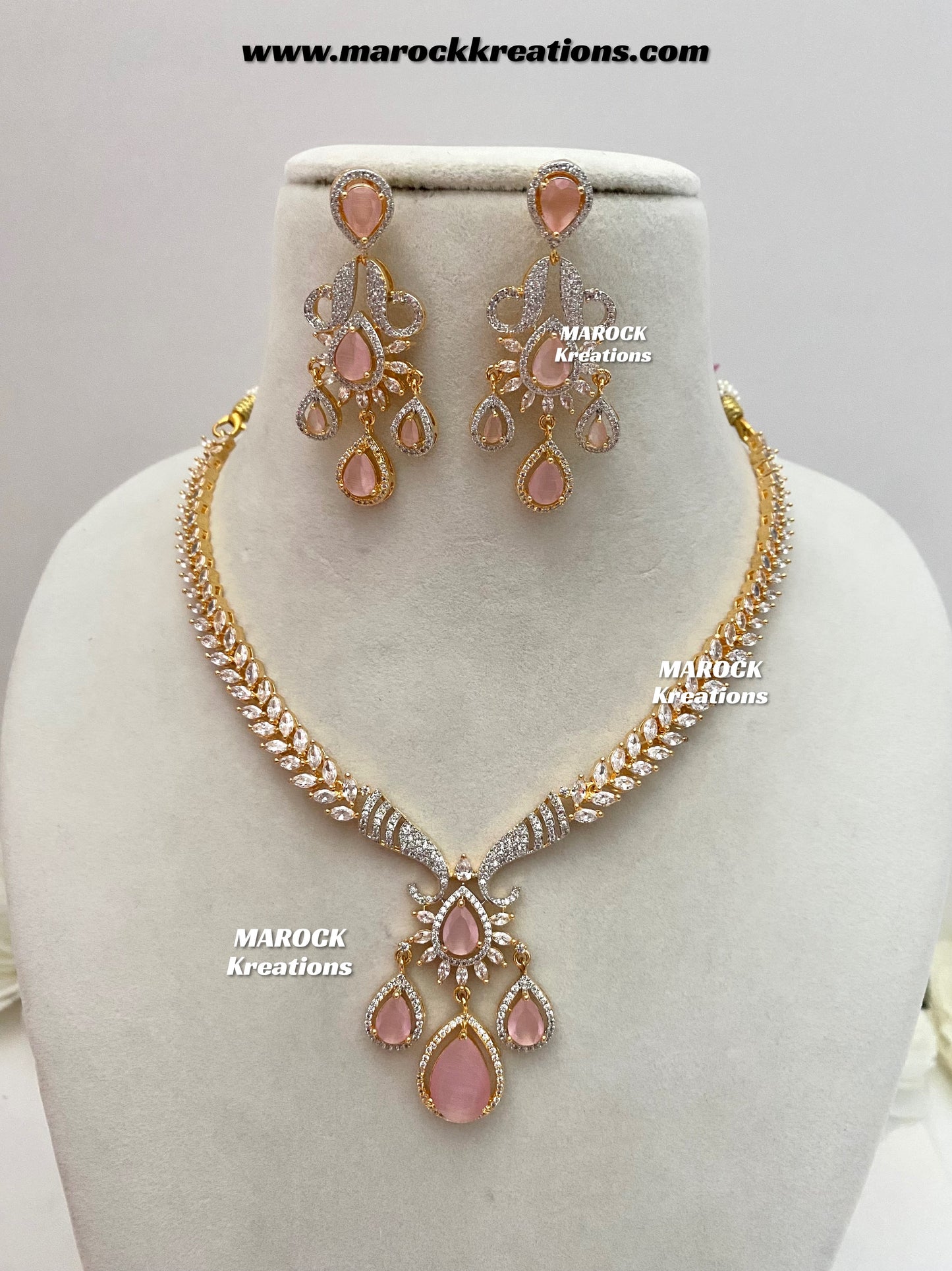 Shelly American Diamond Necklace set