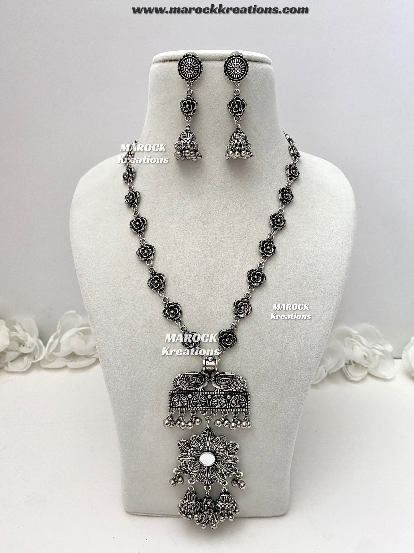 Oxidized Raani Haar set