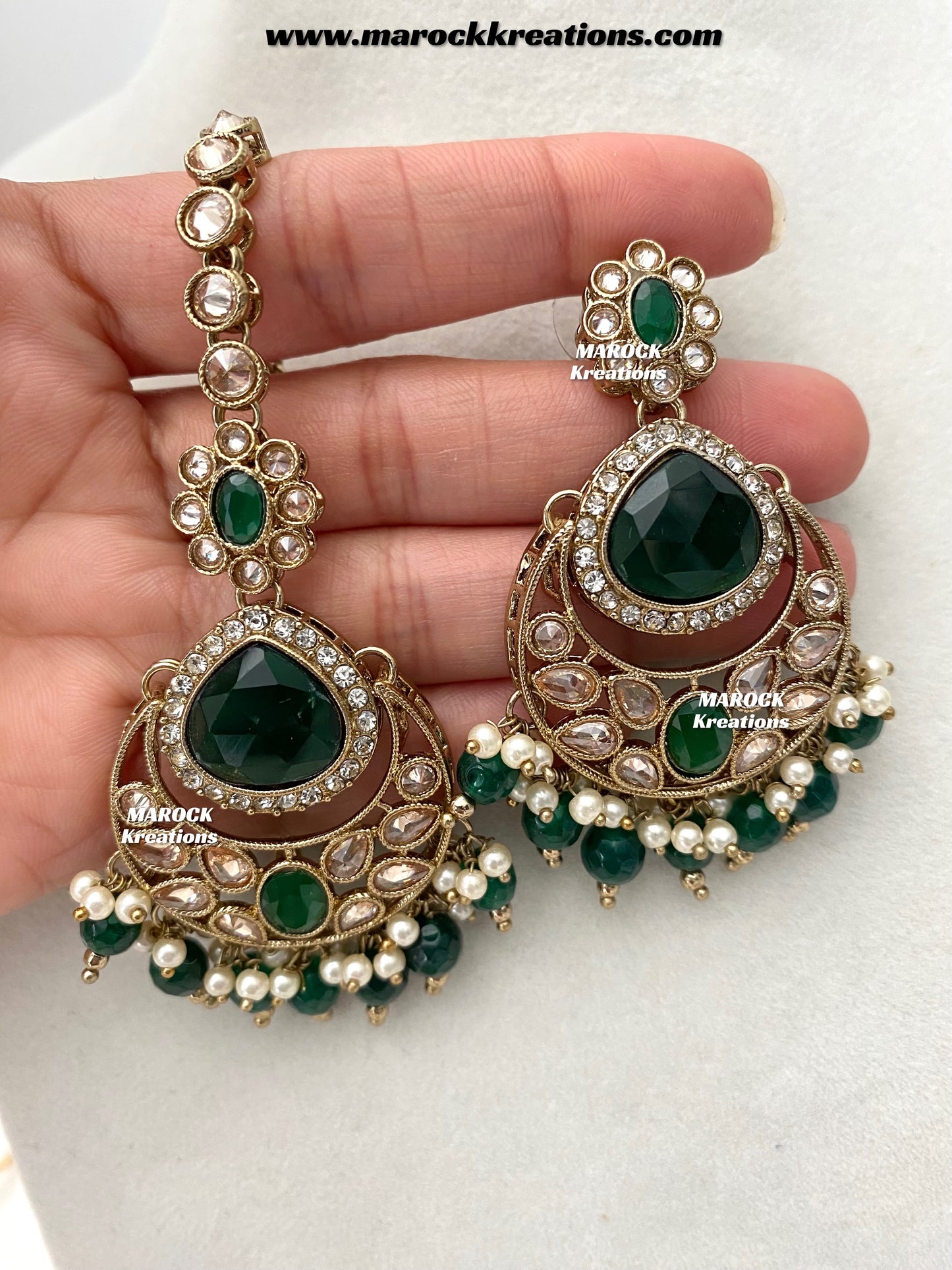 Kinjal Premium Quality Polki and Monalisa Statement Choker set