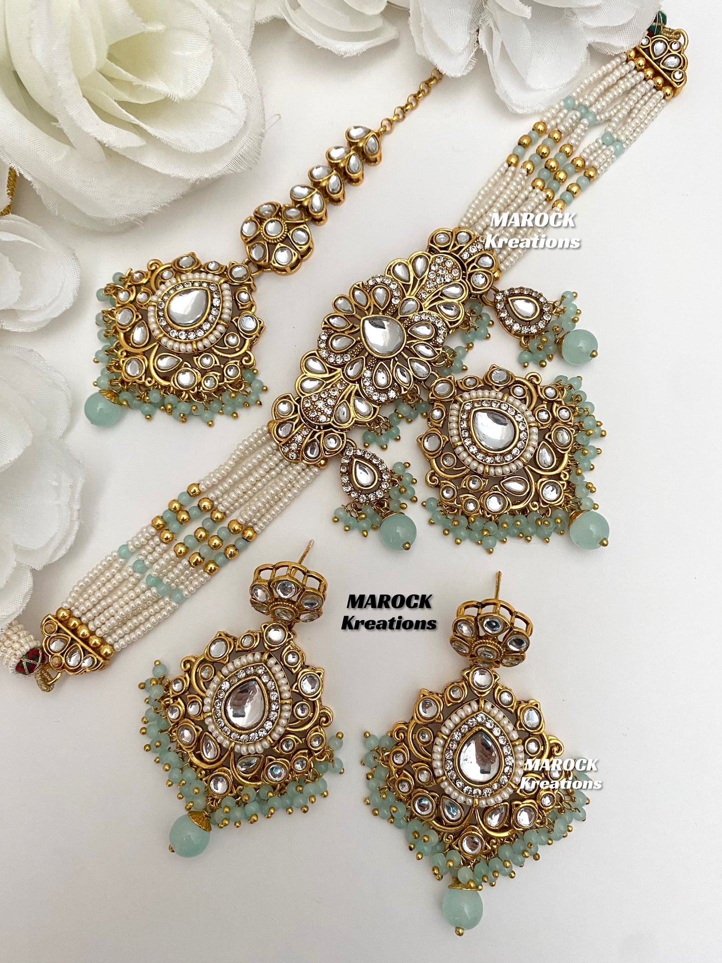 Mahima Premium Quality Kundan Choker set
