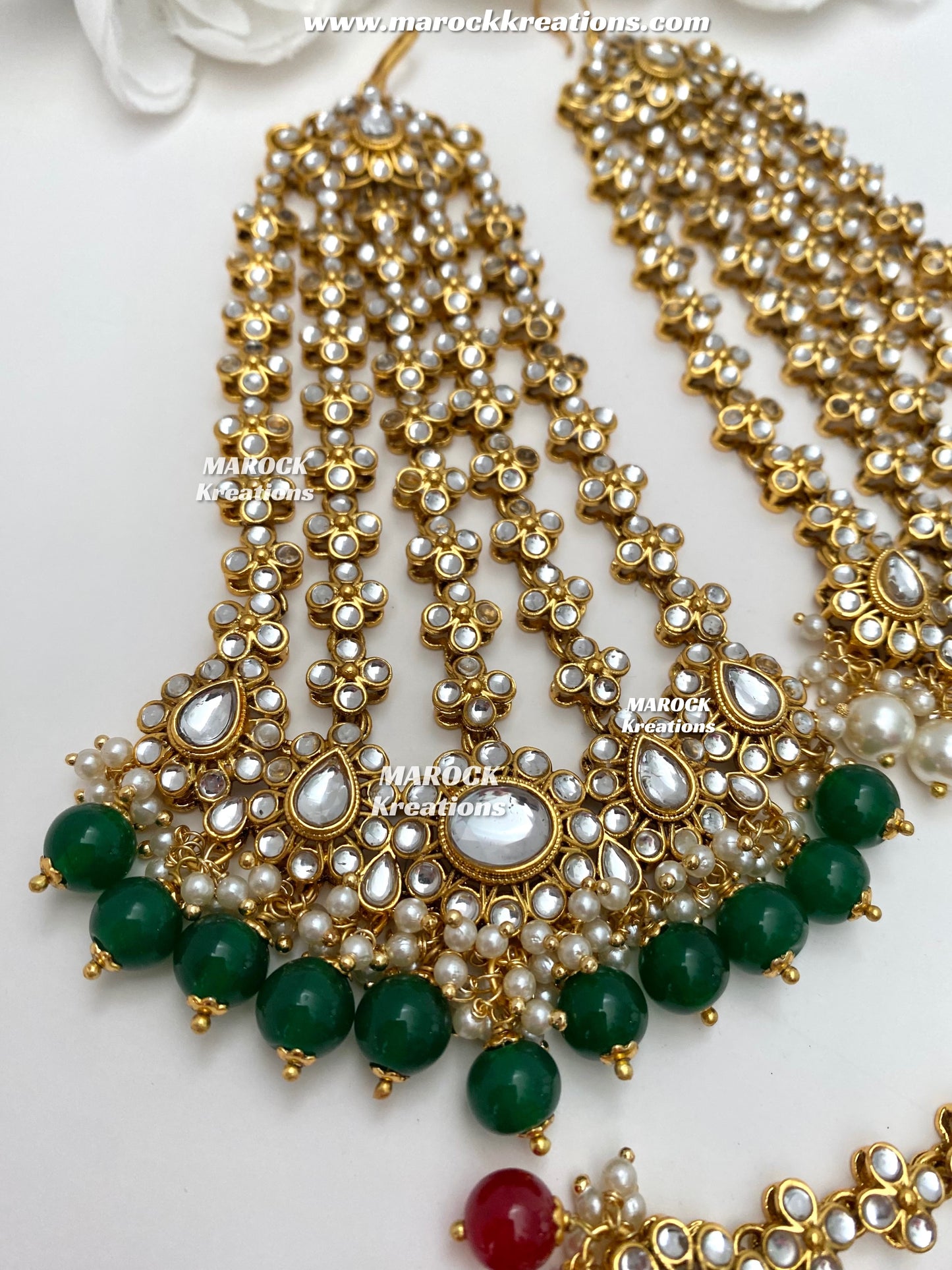 Premium Quality Kundan Jhoomer/Passa