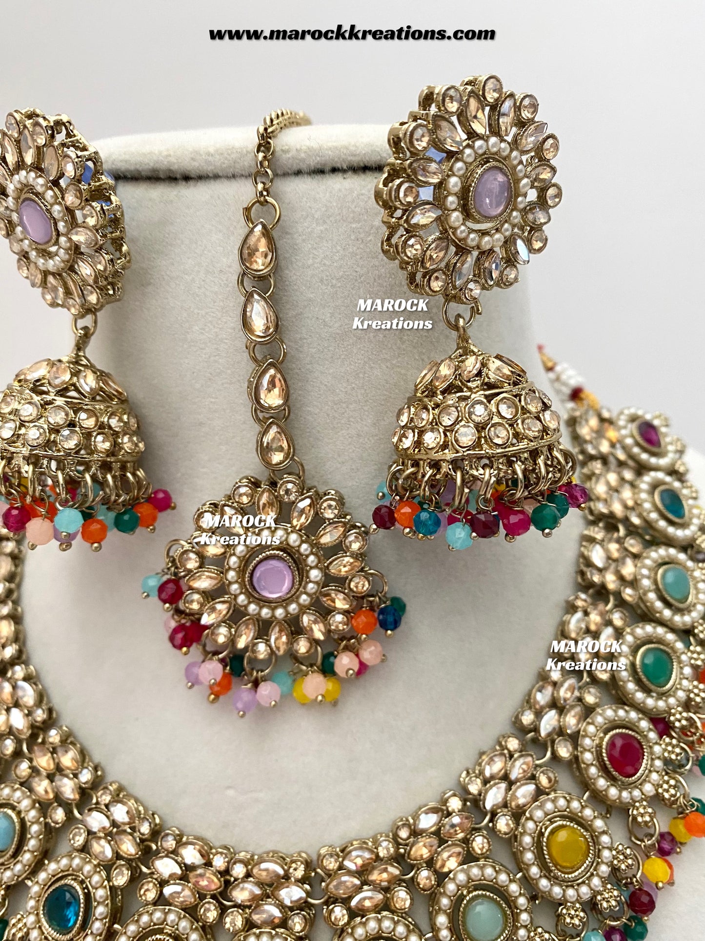 Sameera Polki Necklace set