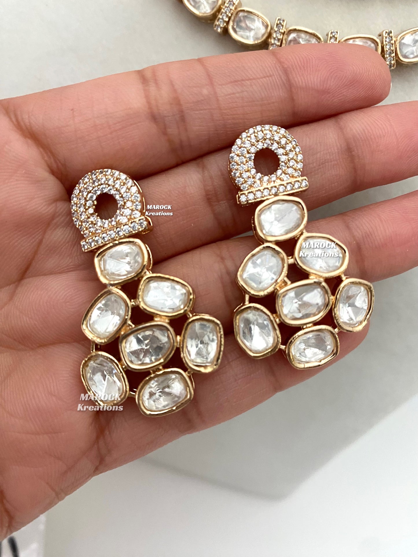 Shail Tyani inspired Premium Quality Kundan Necklace set