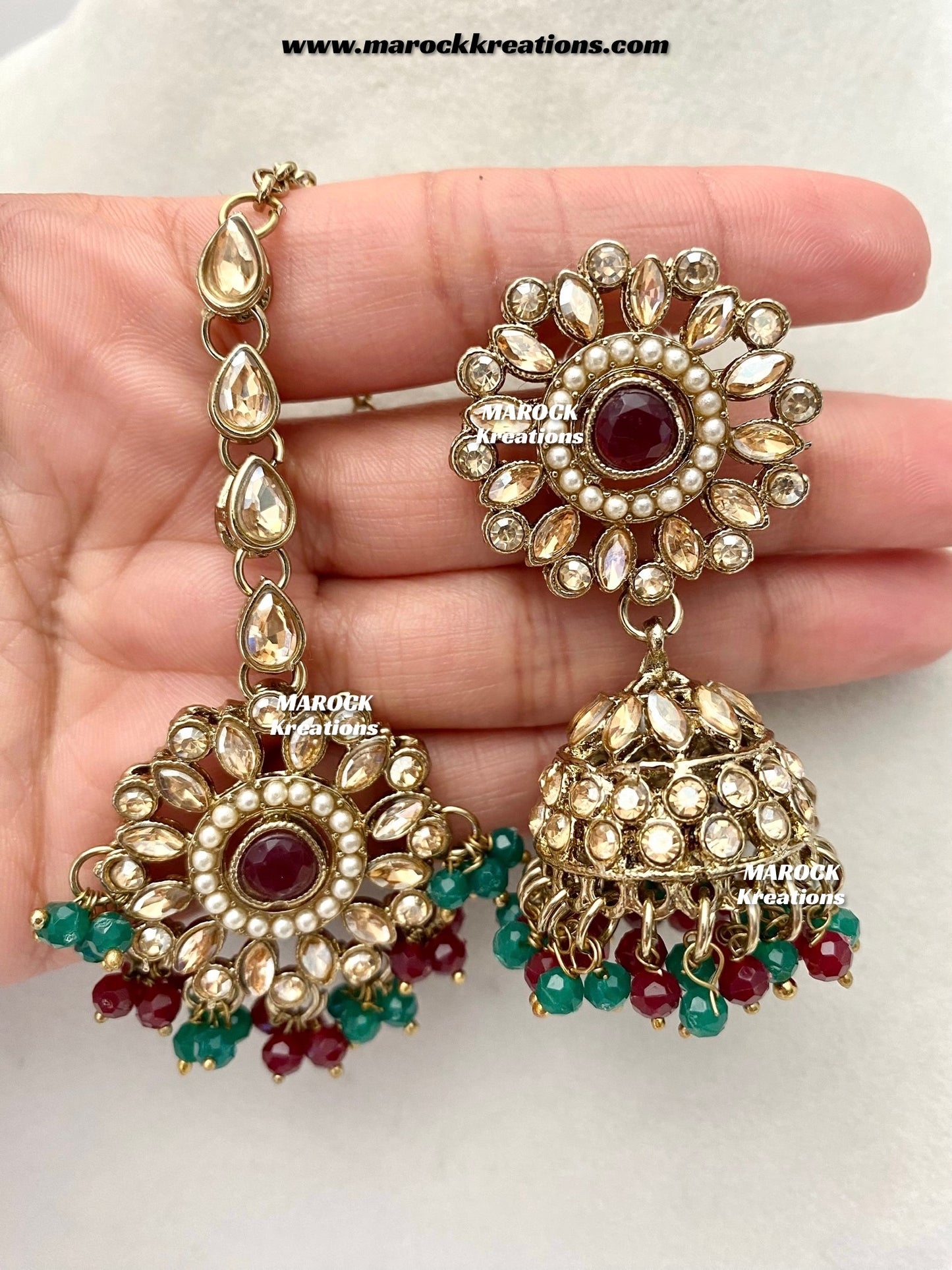 Sameera Polki Necklace set