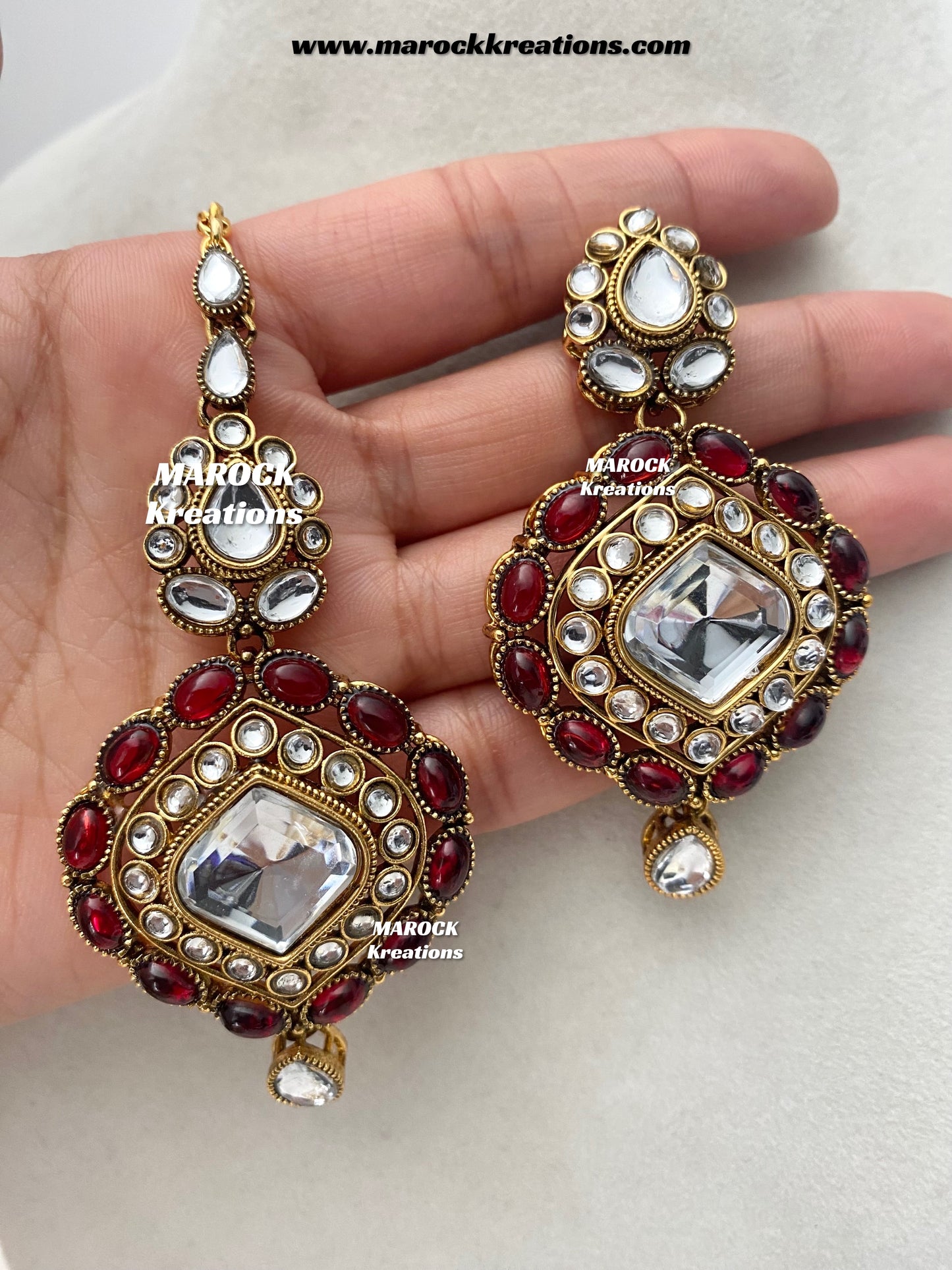 Roksana Sabyasachi inspired Premium Quality Kundan Statement Necklace set