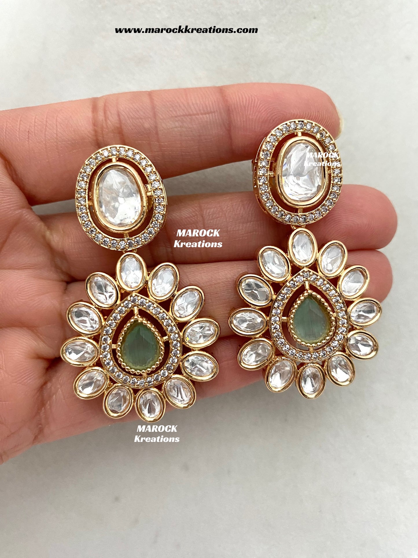 Mariam Tyani inspired Premium Quality Kundan Necklace set