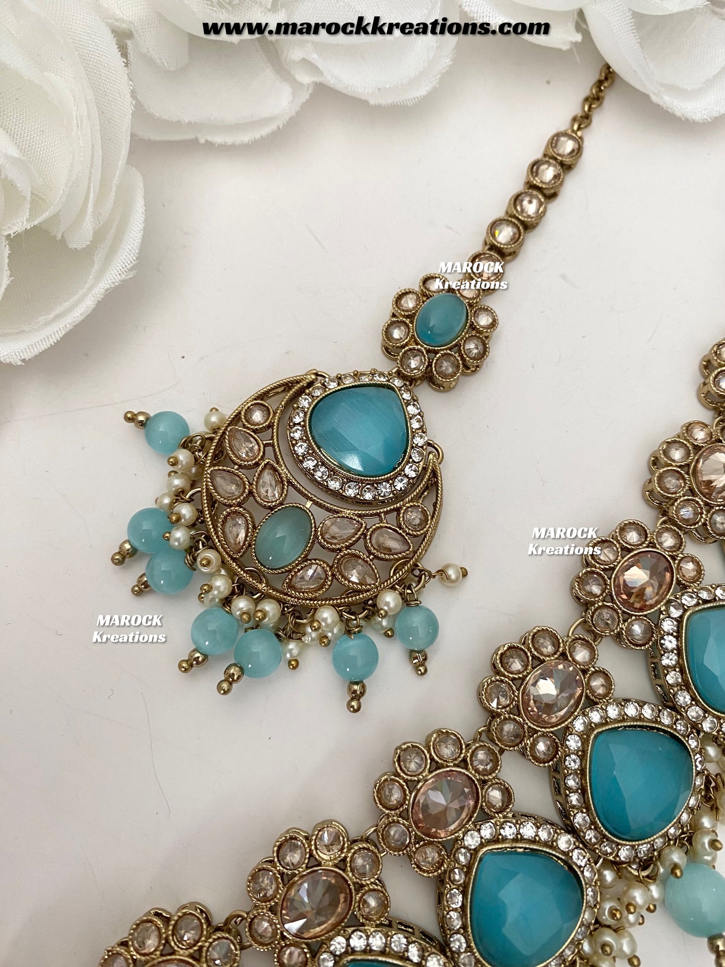 Kinjal Premium Quality Polki and Monalisa Statement Choker set