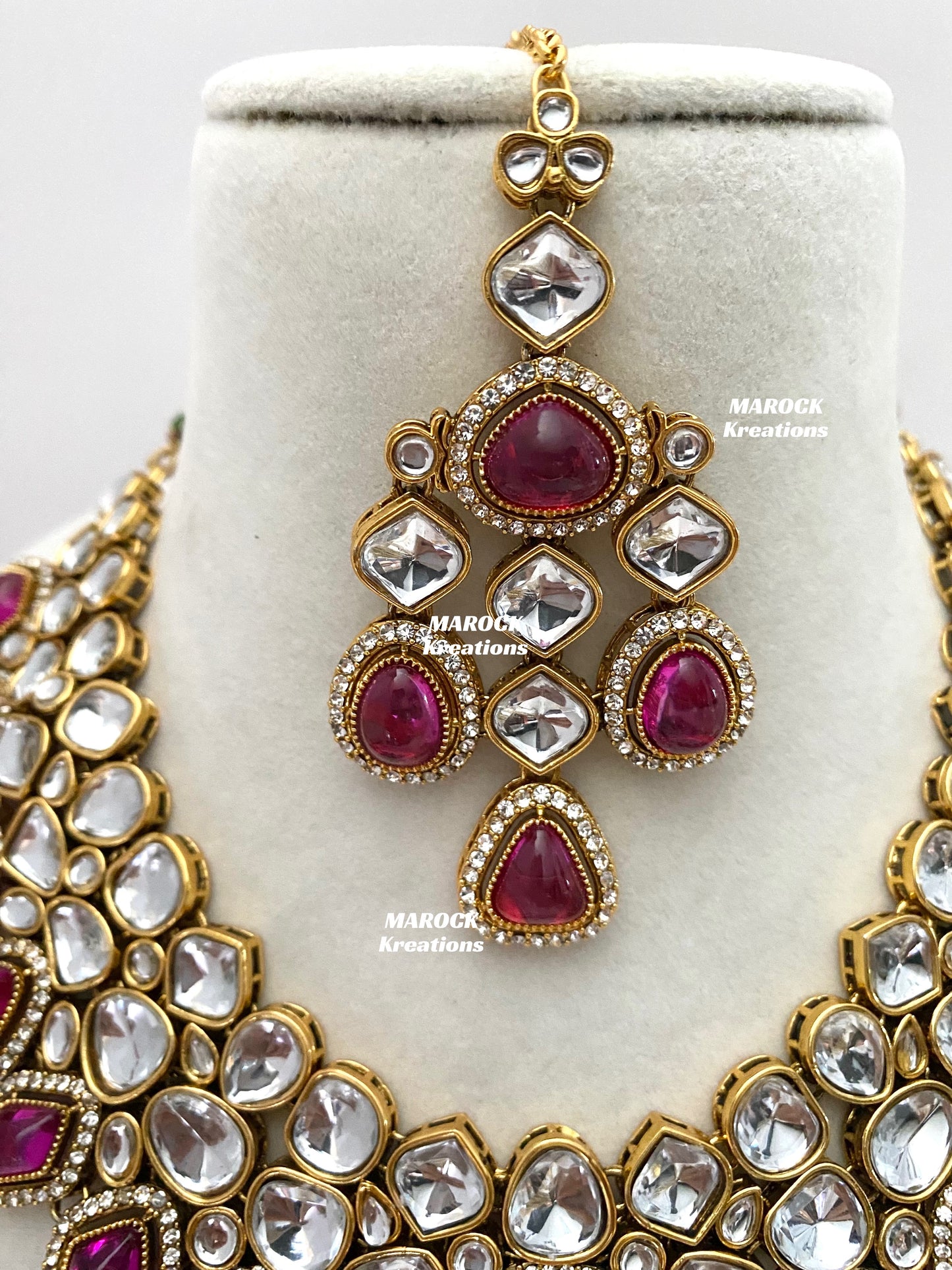 Patriza Sabyasachi inspired Premium Quality Kundan Statement Necklace set