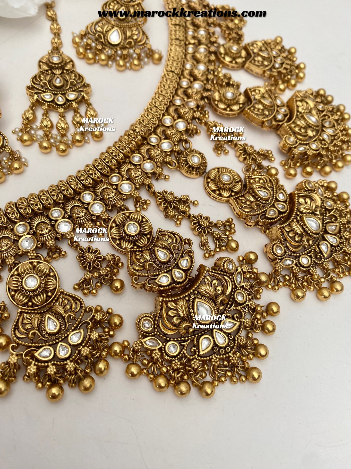 Shannon Premium Quality Gold Plated Bridal set