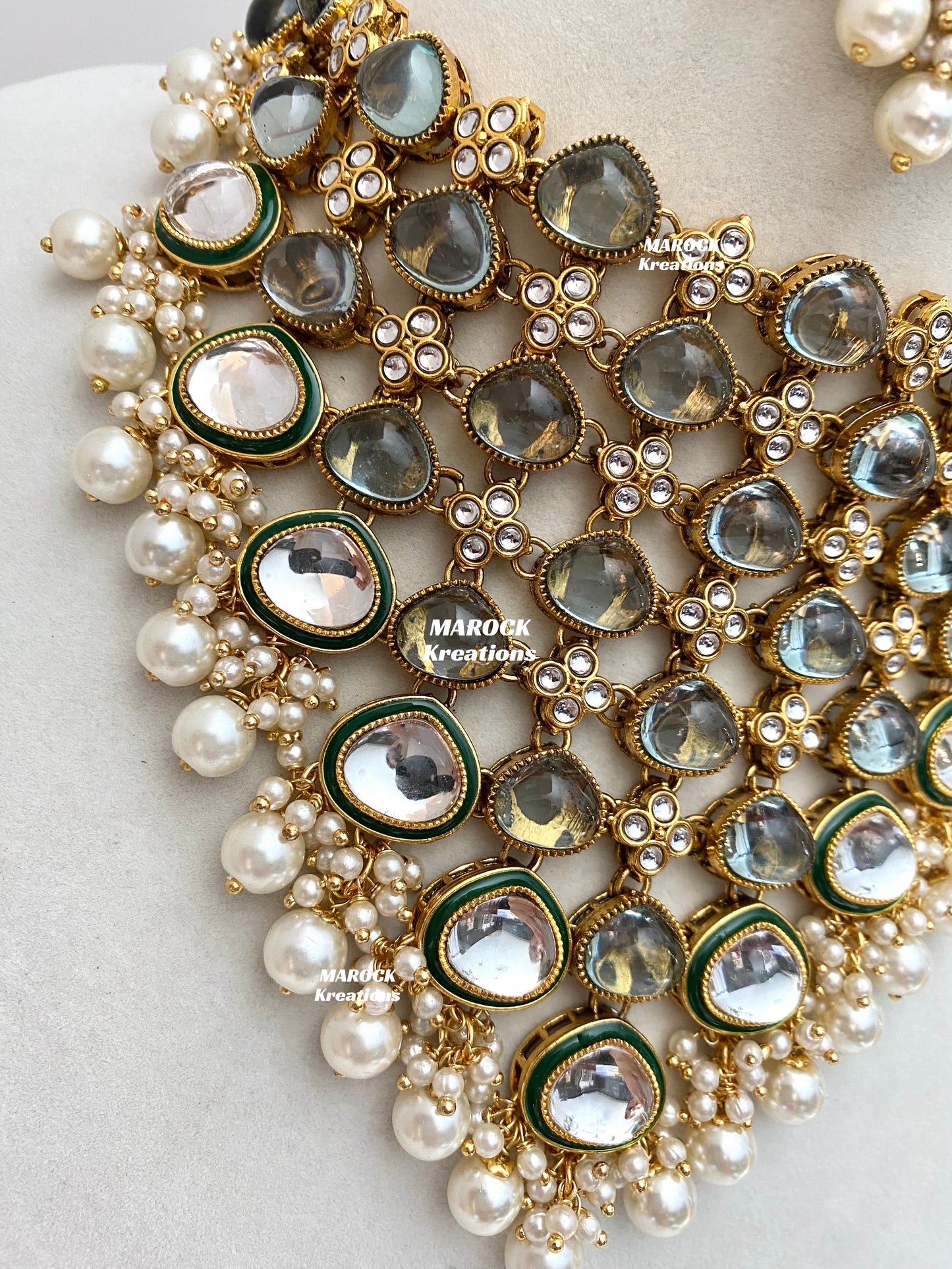 Connie Premium Quality Statement Kundan Necklace/Bridal set