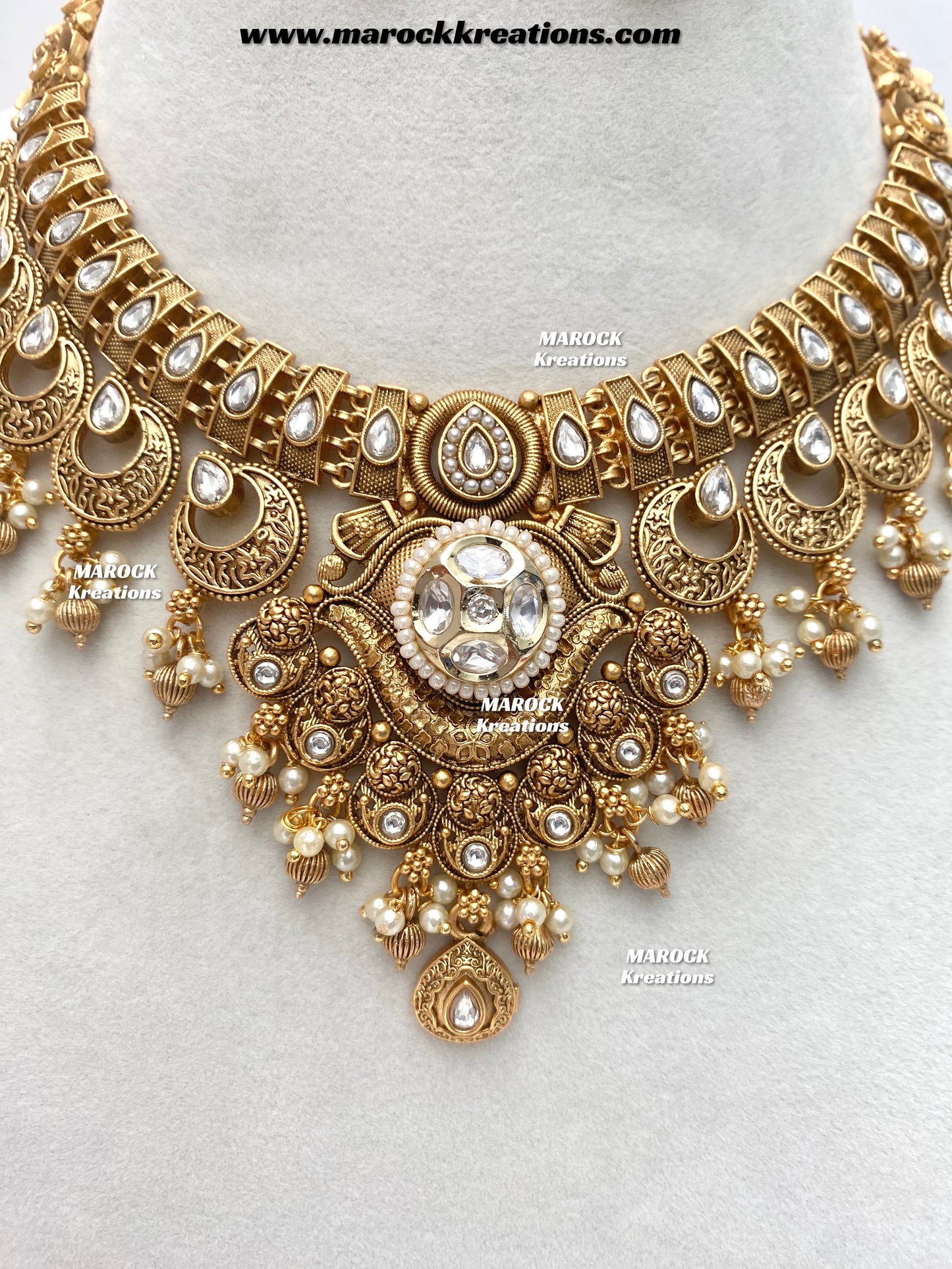 Swapna Gold Plated Necklace set