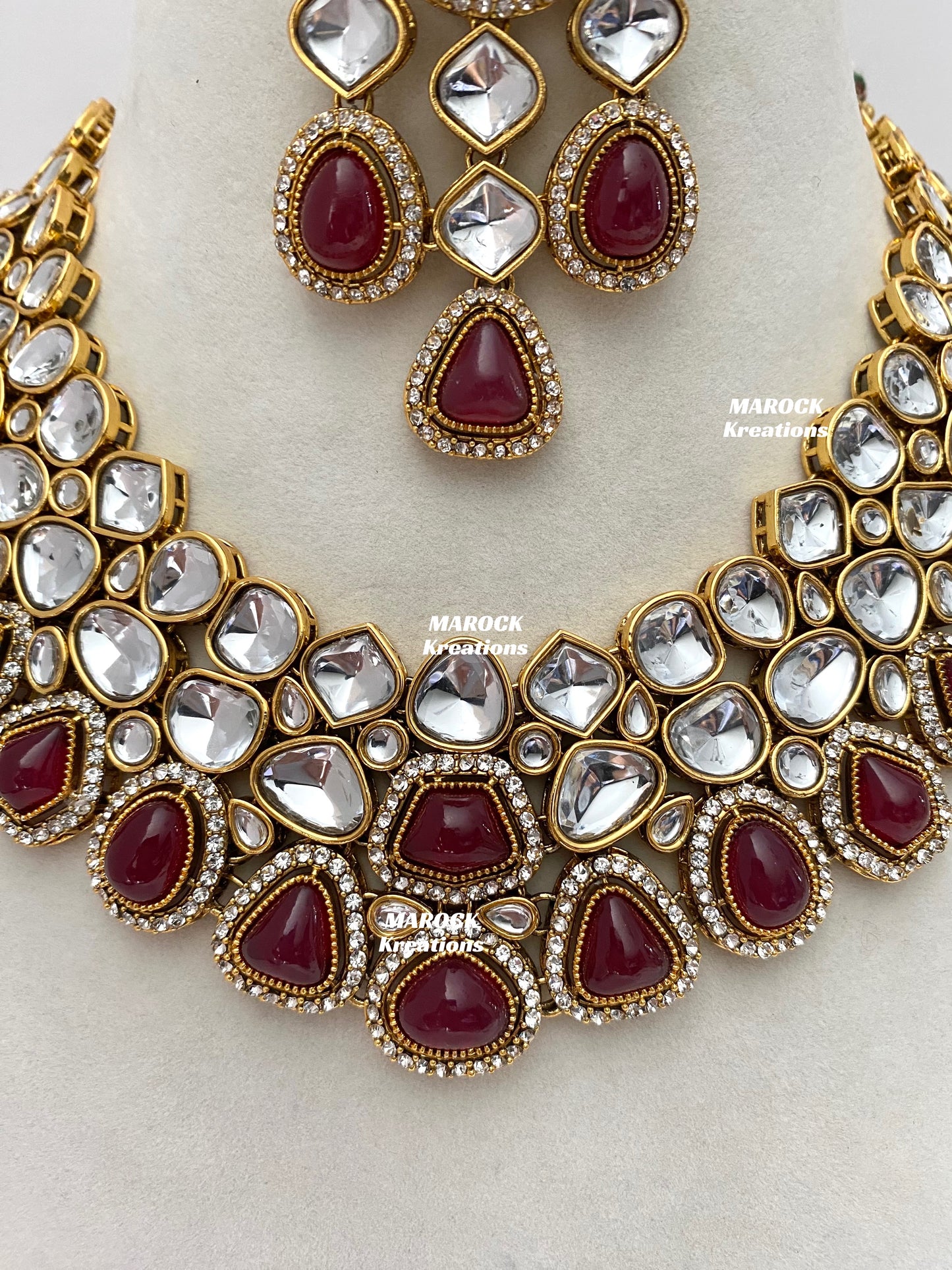 Patriza Sabyasachi inspired Premium Quality Kundan Statement Necklace set