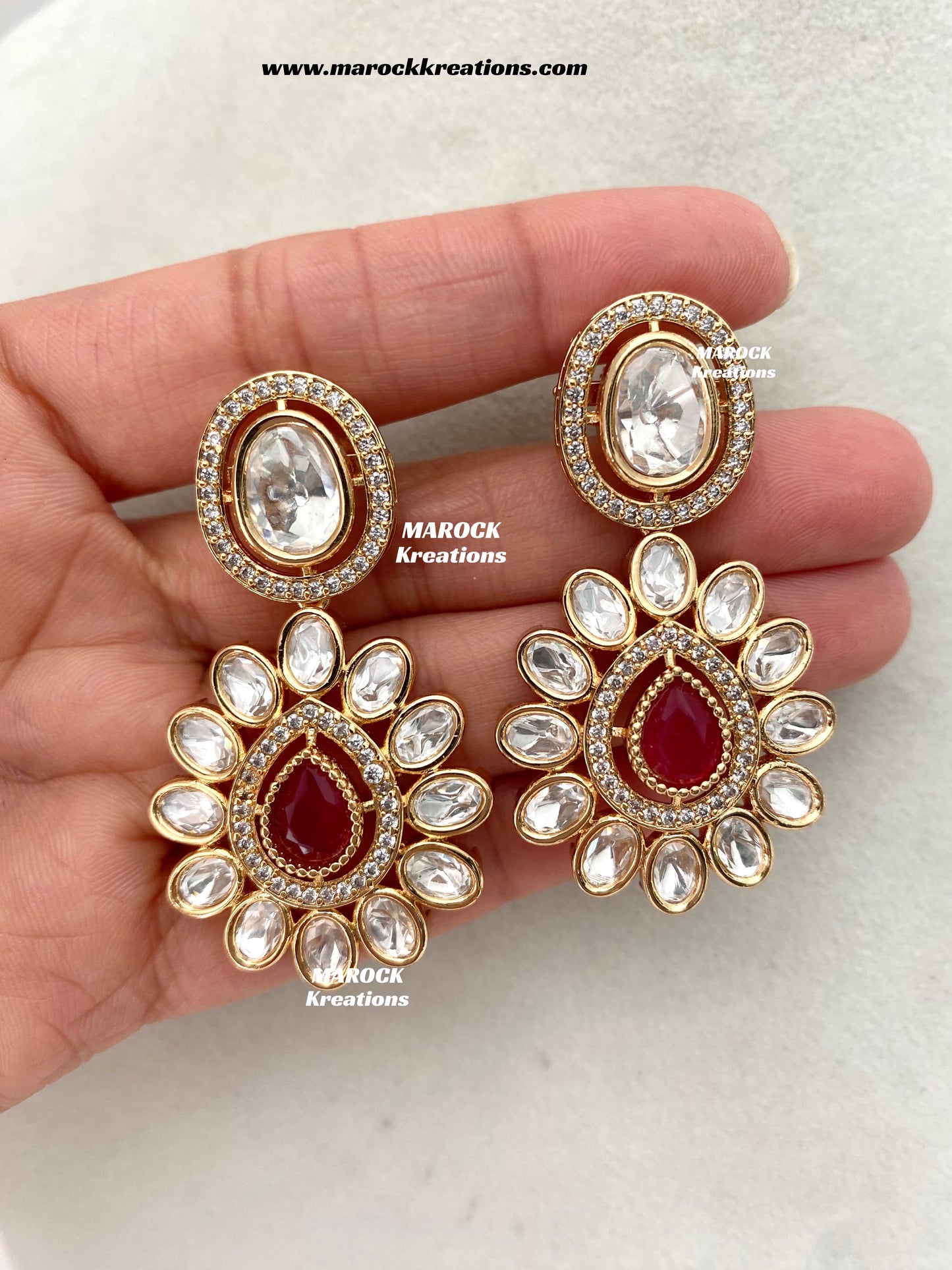 Mariam Tyani inspired Premium Quality Kundan Necklace set