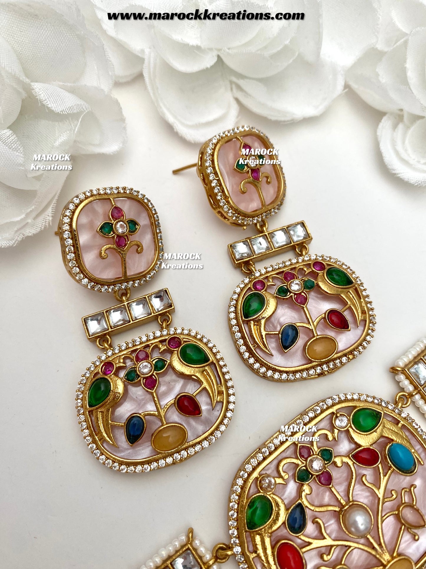 Swati Premium Quality sabyasachi inspired Statement kundan choker set