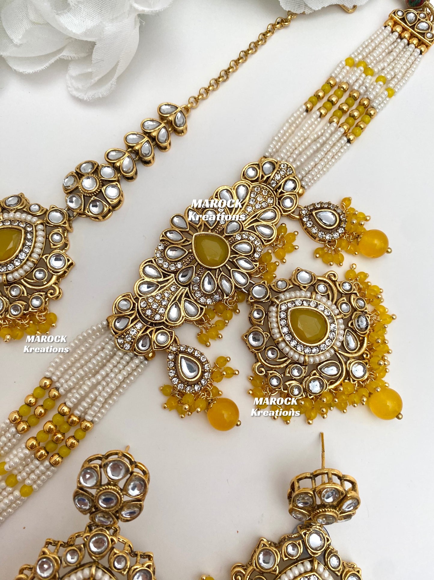 Mahima Premium Quality Kundan Choker set