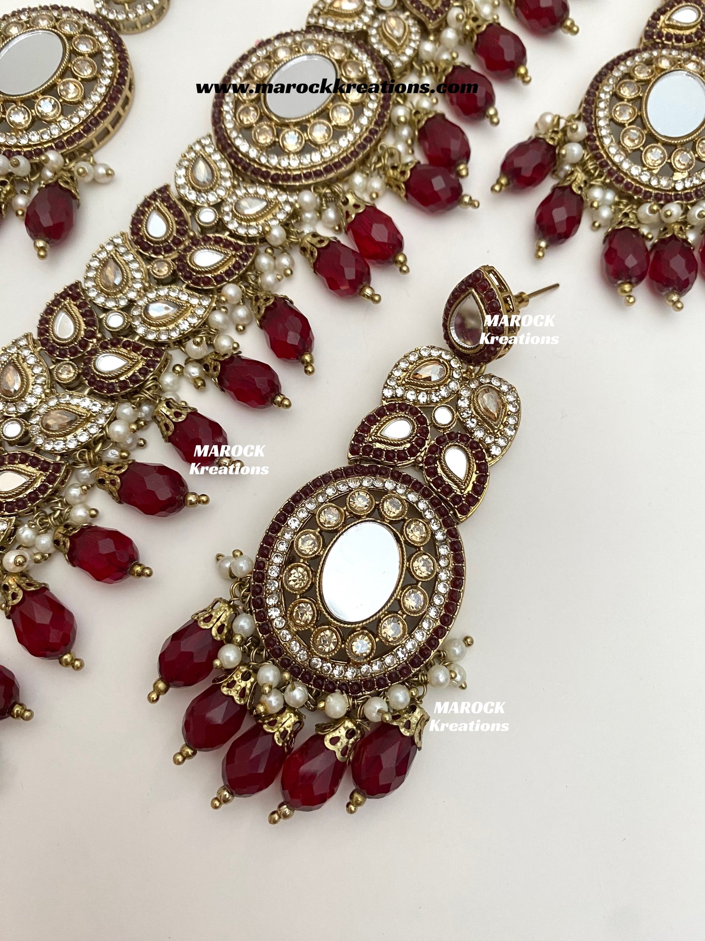 Resmin Premium Quality Mirror Choker set