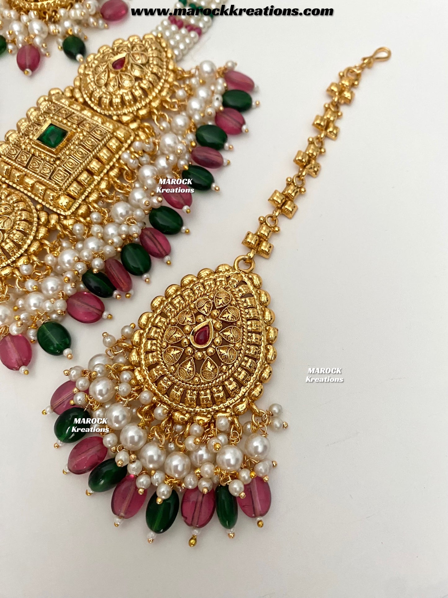Asna Premium Quality Gold Plated statement choker set