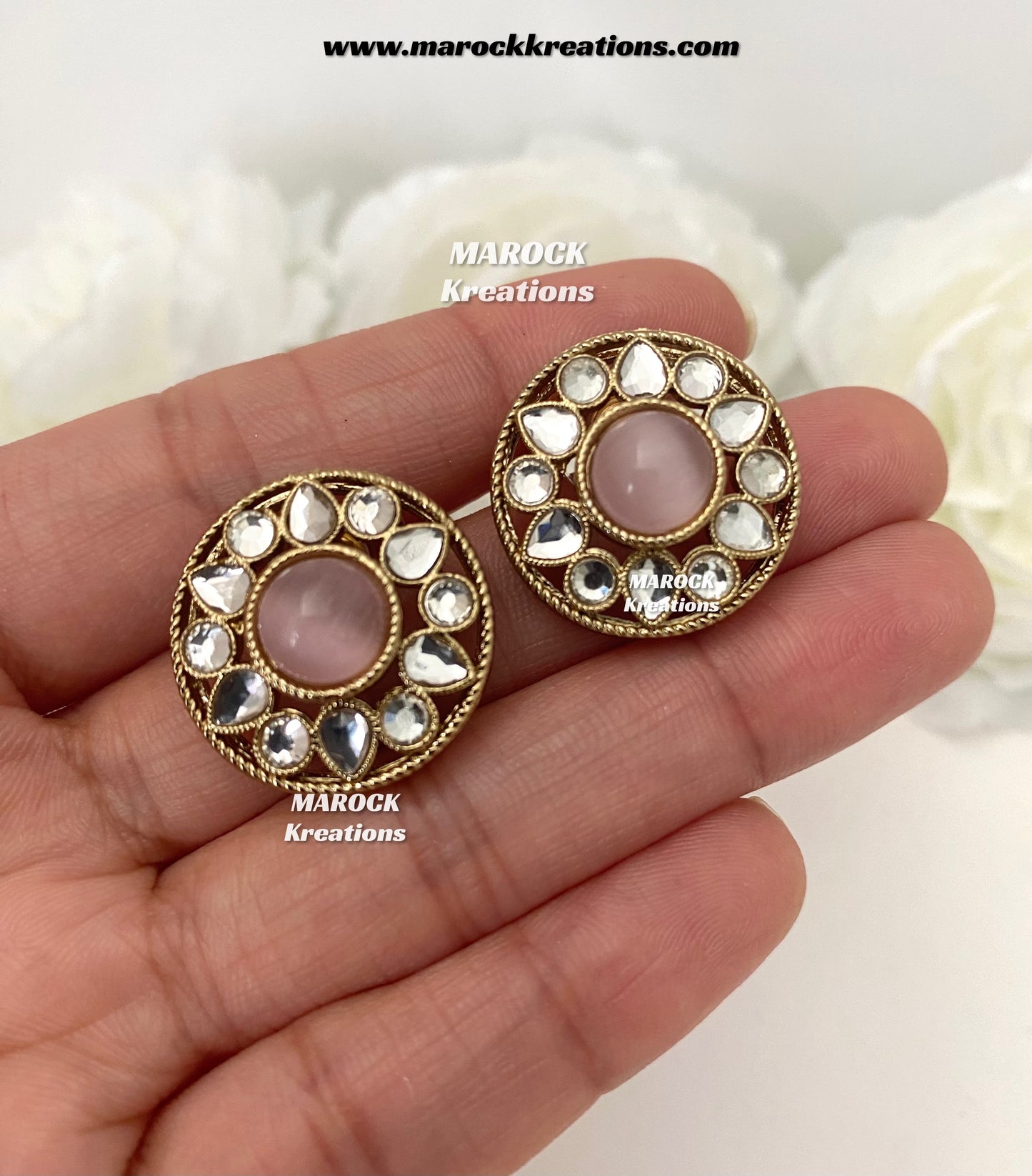 Uncut Kundan Studs/Earrings