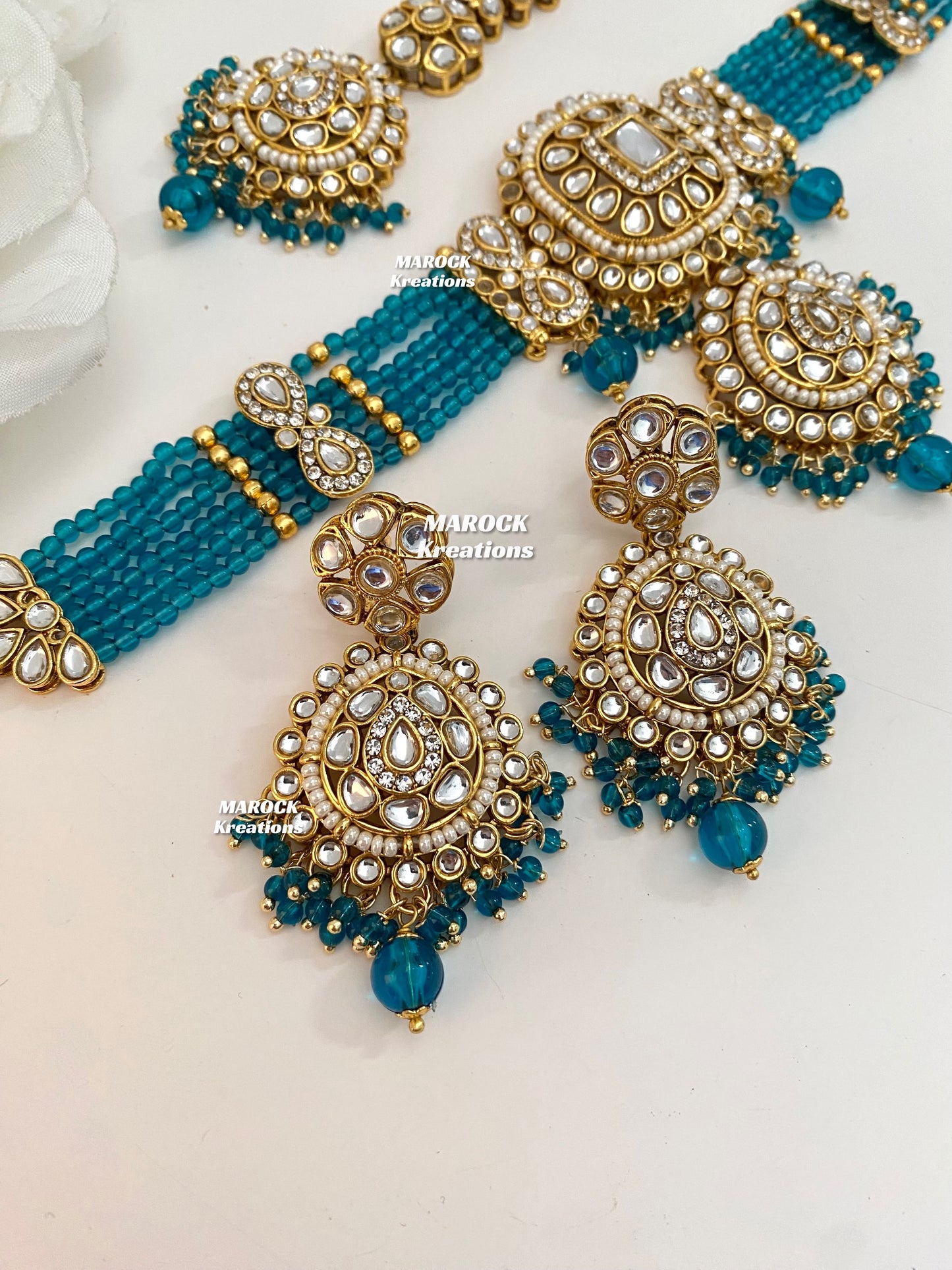 Simona Premium Quality Kundan Choker set