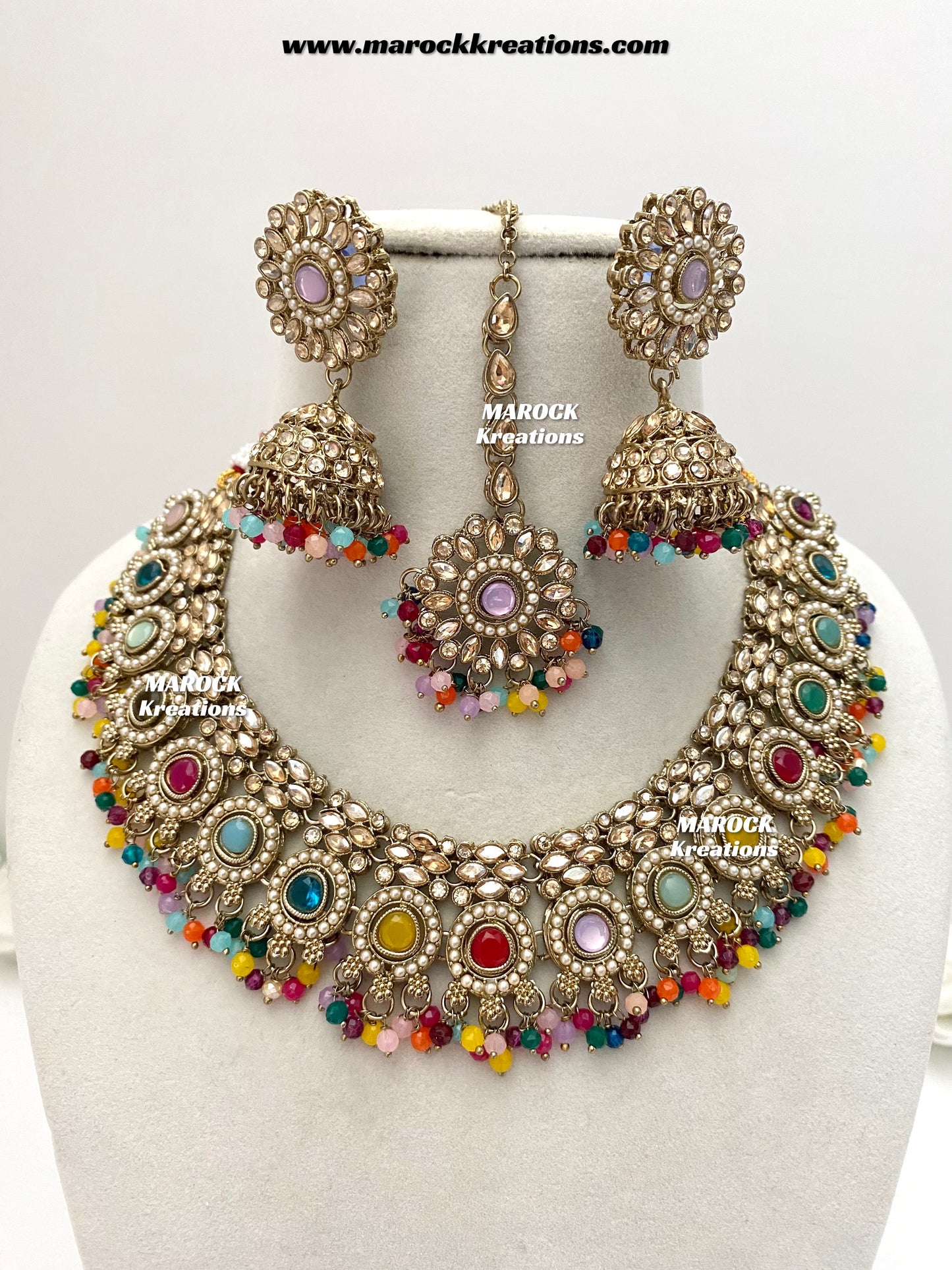 Sameera Polki Necklace set