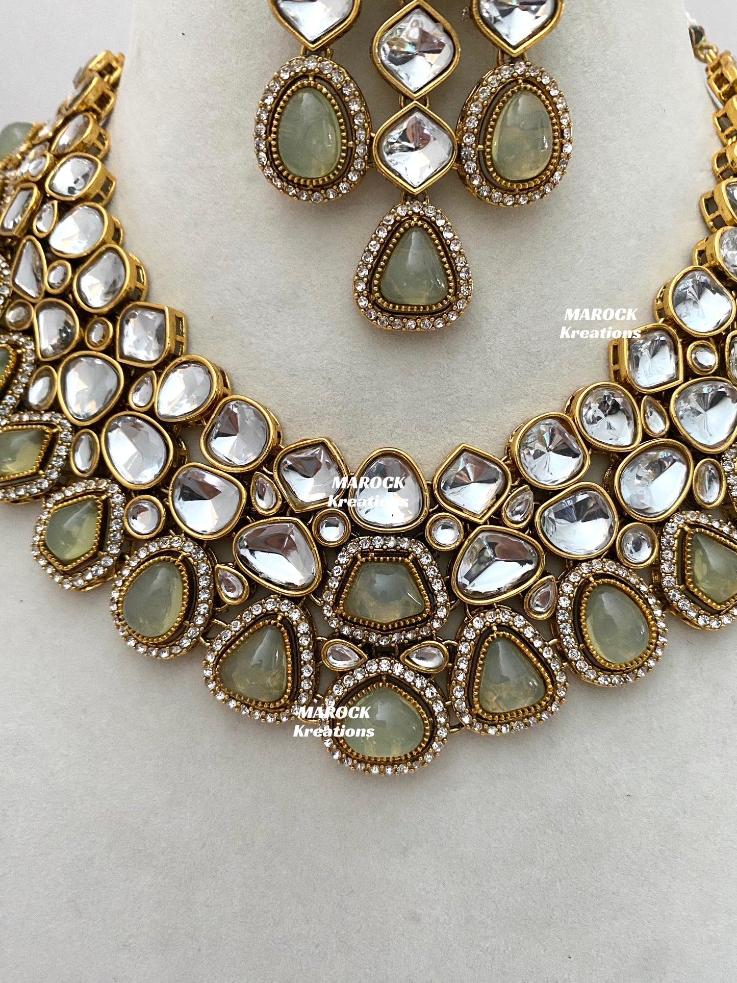 Patriza Sabyasachi inspired Premium Quality Kundan Statement Necklace set