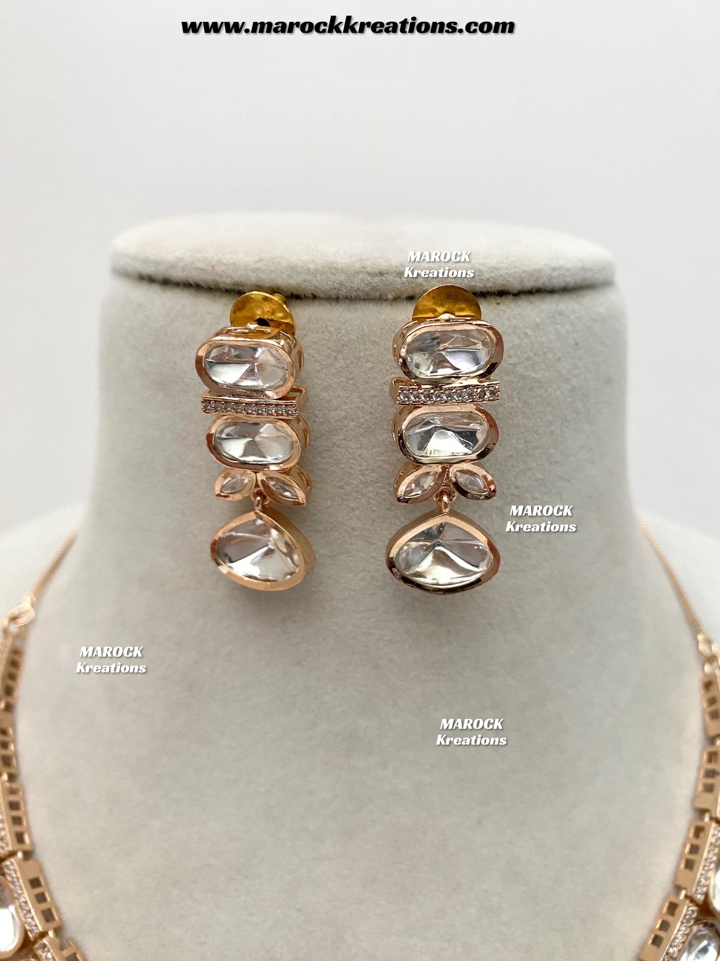 Mitzi Tyani inspired Premium Quality Kundan Necklace set