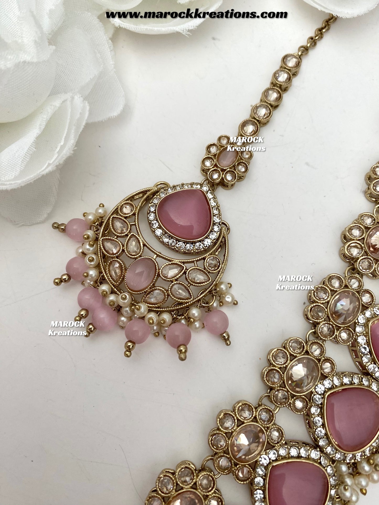 Kinjal Premium Quality Polki and Monalisa Statement Choker set
