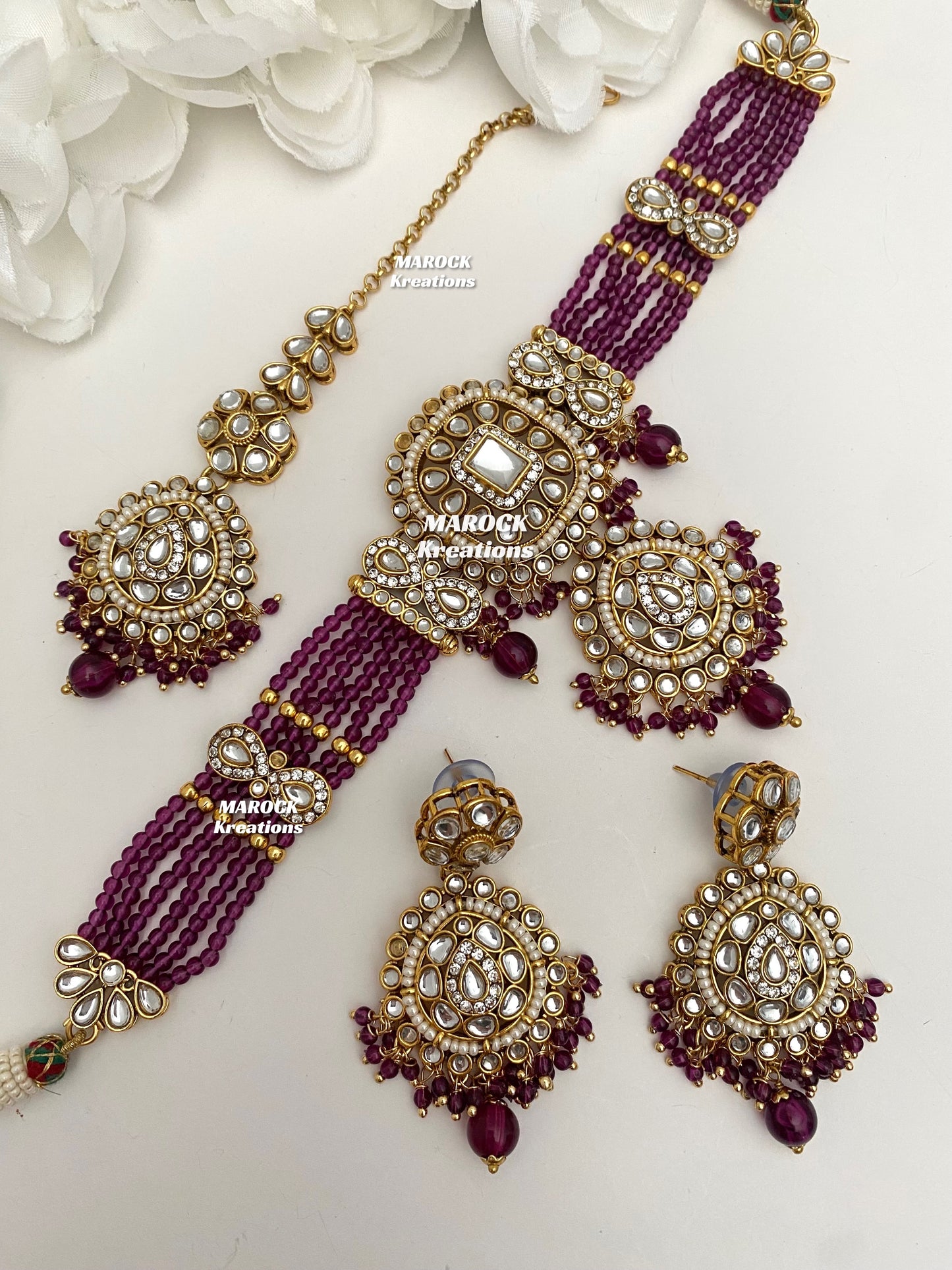 Simona Premium Quality Kundan Choker set
