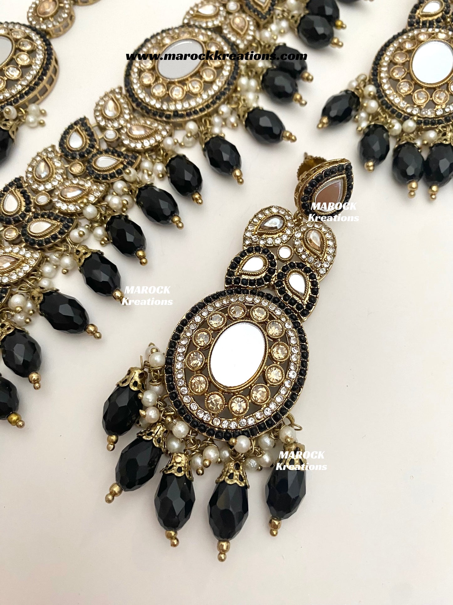 Resmin Premium Quality Mirror Choker set